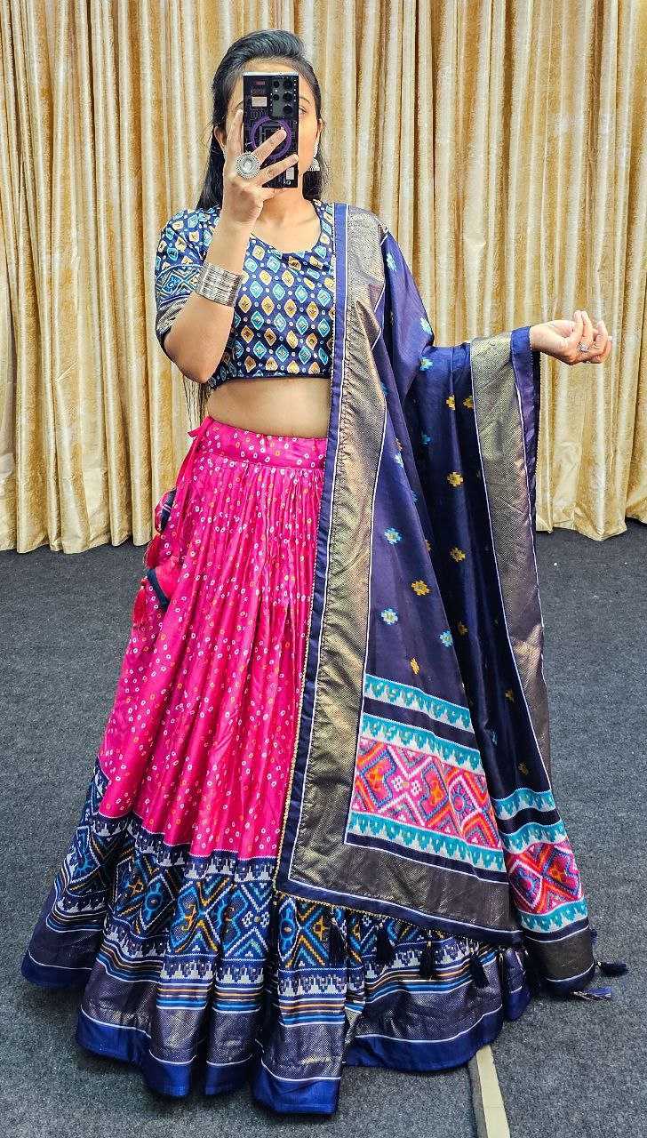 Ynf Tussar Silk RIN131 JANVI Lehengas Wedding Collections Festive Collections Wholesale Silk Lehenga Printed Lehenga Designer Lehenga Choli Manufacturer