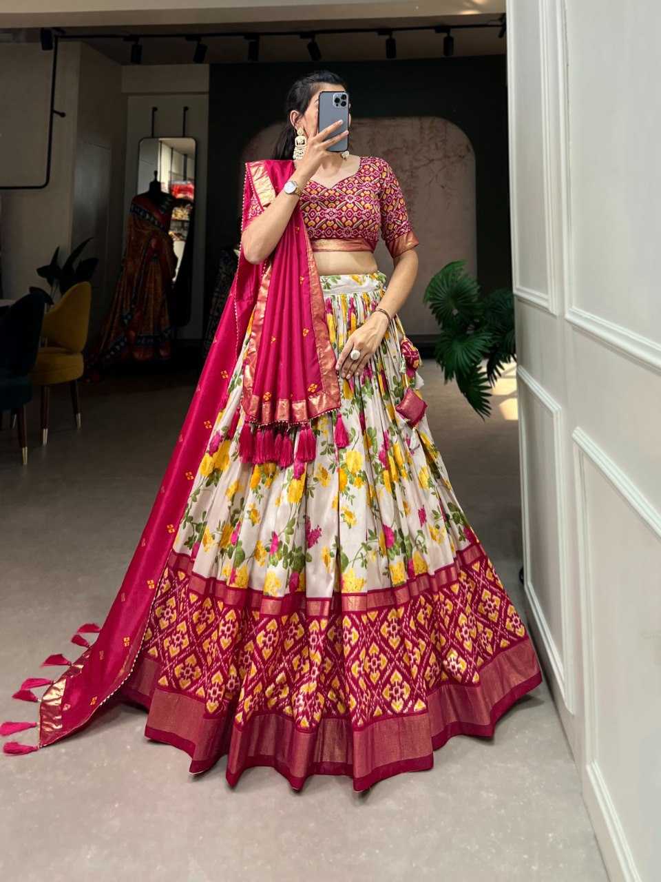 Ynf Tussar Silk RIN207 1431 Lehengas Wholesale Designer Lehenga Fancy Lehenga Traditional Lehenga Manufacturer