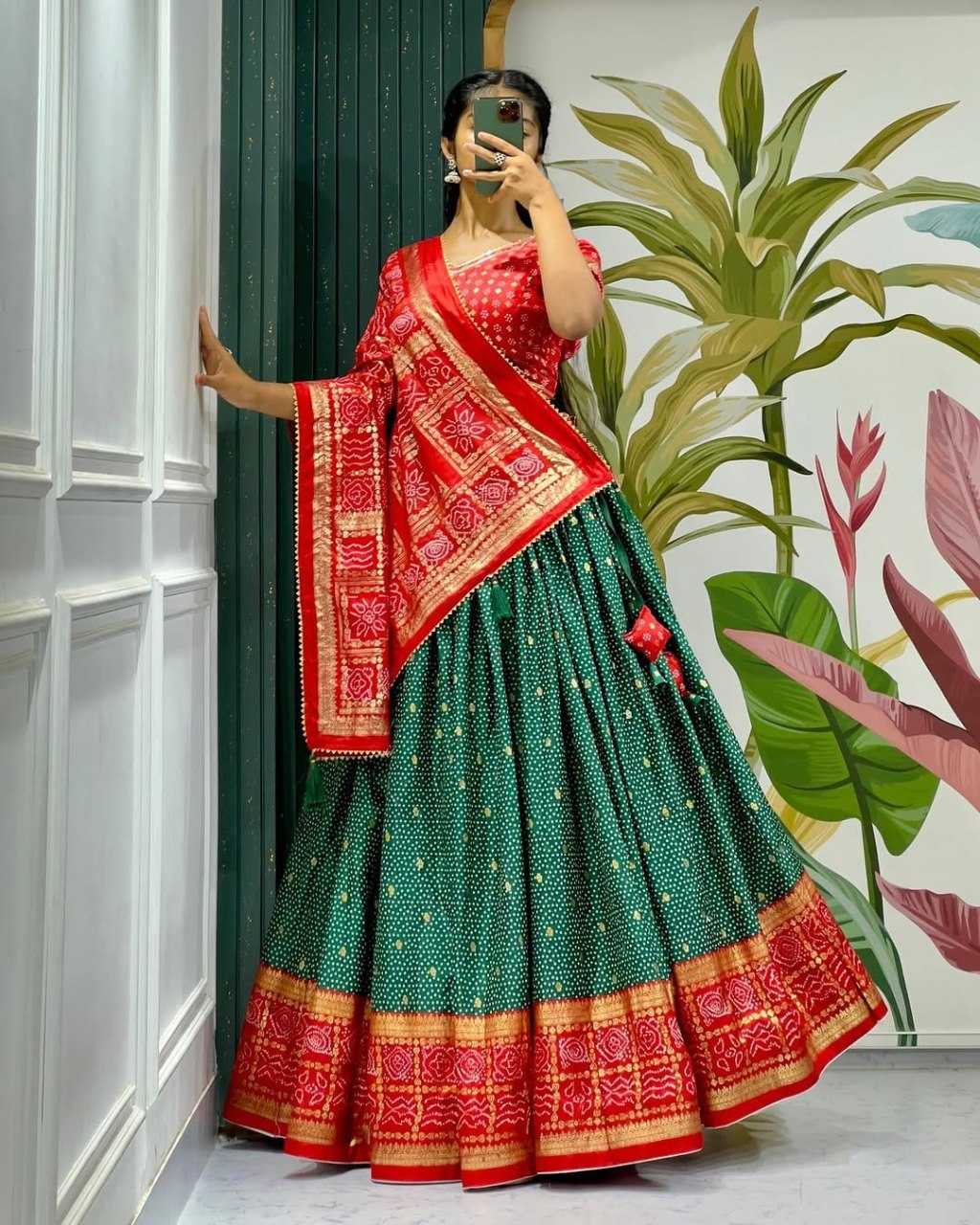Ynf Tussar Silk RIN207 1521 Lehengas Wedding Collections Festive Collections Wholesale Silk Lehenga Printed Lehenga Lehenga With Blouse Manufacturer