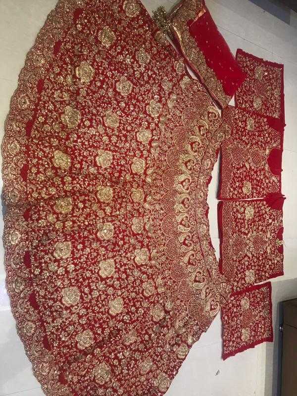 Ynf Velvet KESH494 1123 Lehengas Wholesale Embroidered Lehenga Velvet Lehenga Zari Work Lehenga Manufacturer