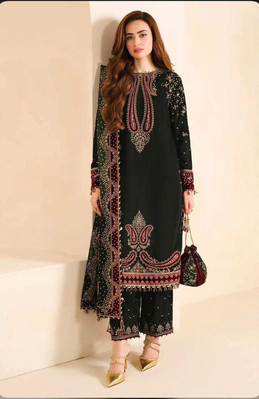 Ynf Velvet KESH531 1014 Suits & Dresses Wholesale Ladies Suits Kashmiri Suits Embroidery Suits Palazzo Suit Wedding Suits Zari Work Suit Manufacturer