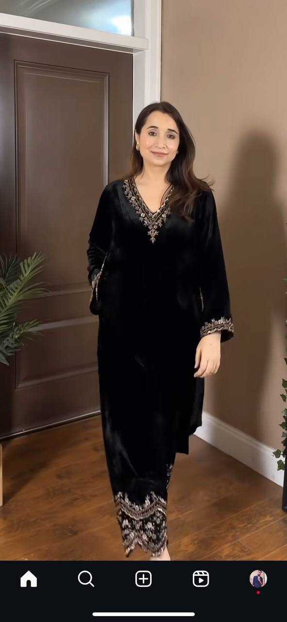 Ynf Velvet KESH531 1016 Kurti Wholesale Casual Kurtis Festive Kurtis Party Wear Kurtis Embroidered Kurtis Manufacturer
