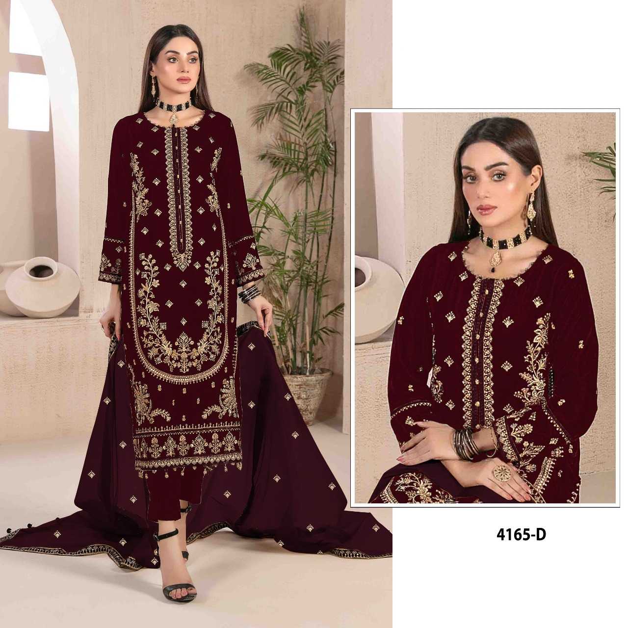 Ynf Velvet RIN197 4935 Suits & Dresses Wholesale Party wear suits Bridal Suits Designer Suits Manufacturer