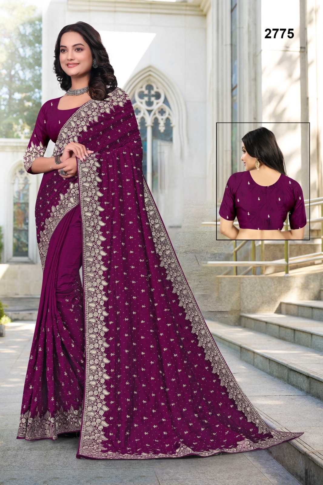 Ynf Vichitra Silk KESH114 2775 Silk Sarees Wholesale Fancy Silk Sarees Zari Border Silk Sarees Embroidered Silk Sarees Manufacturer