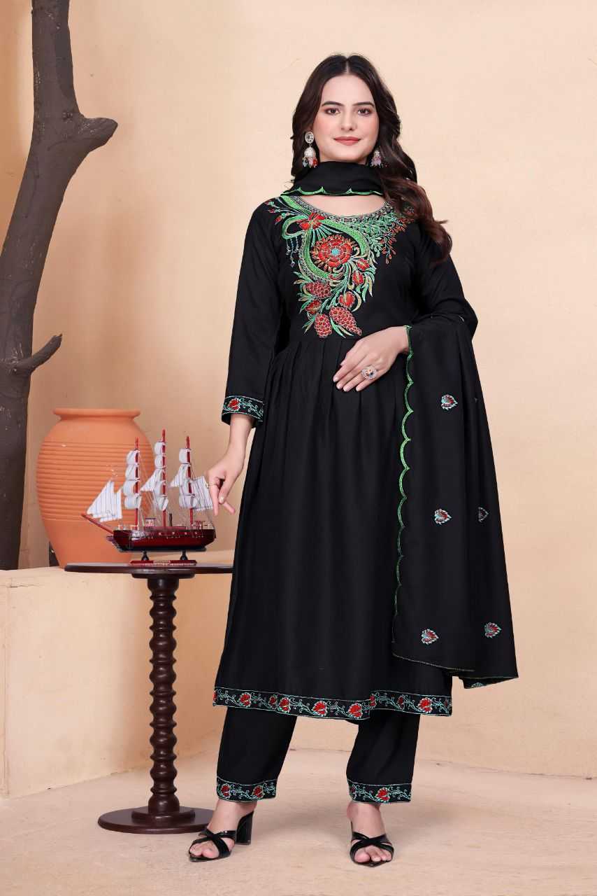 Ynf Vichitra Silk KESH507 JAIMUN Suits & Dresses Wholesale Ladies Suits Embroidery Suits Palazzo Suit Manufacturer