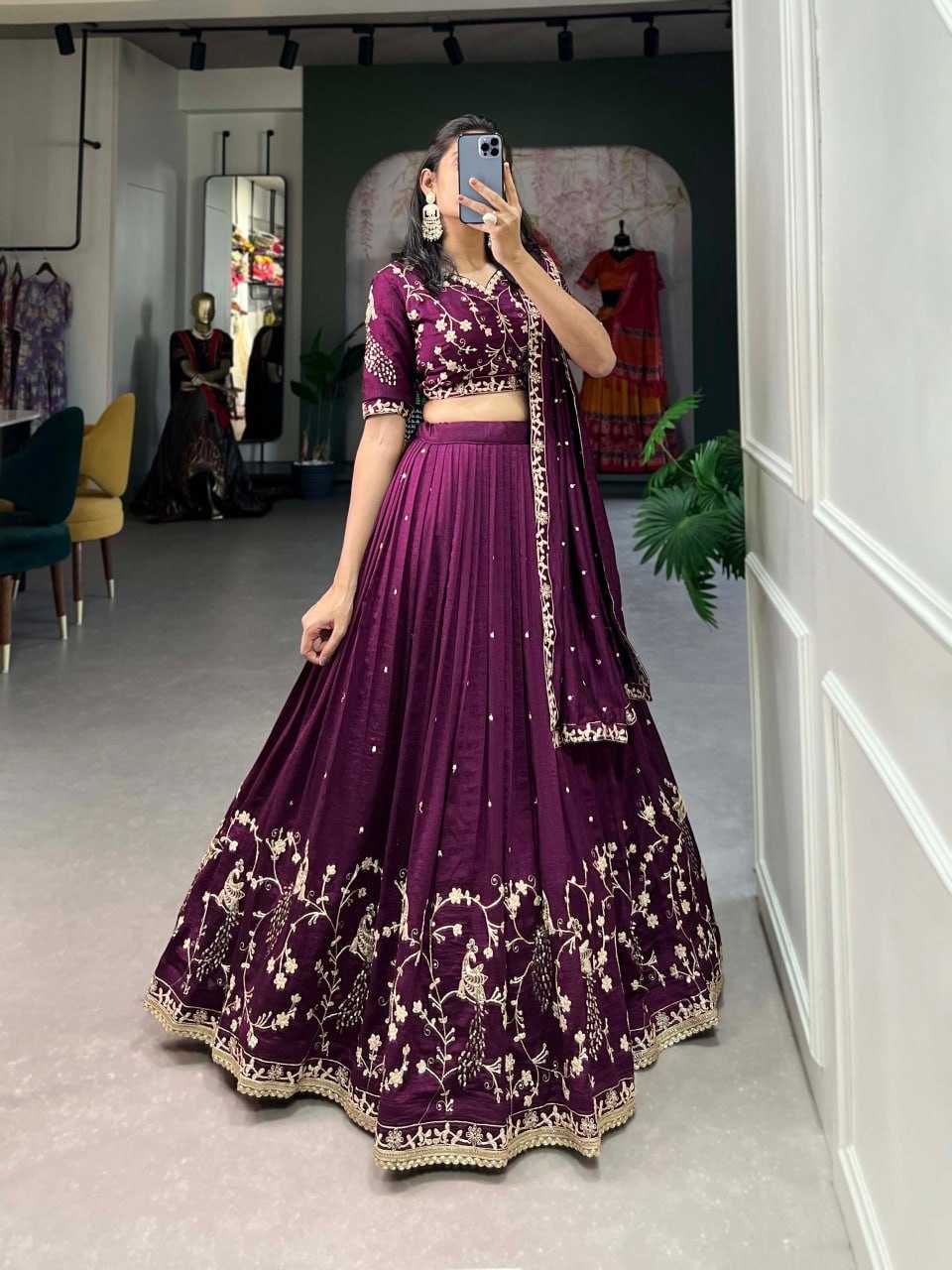 Ynf Vichitra Silk KESH511 Lehenga Choli Lehengas Wholesale Fancy Lehenga Traditional Lehenga Embroidered Lehenga Manufacturer
