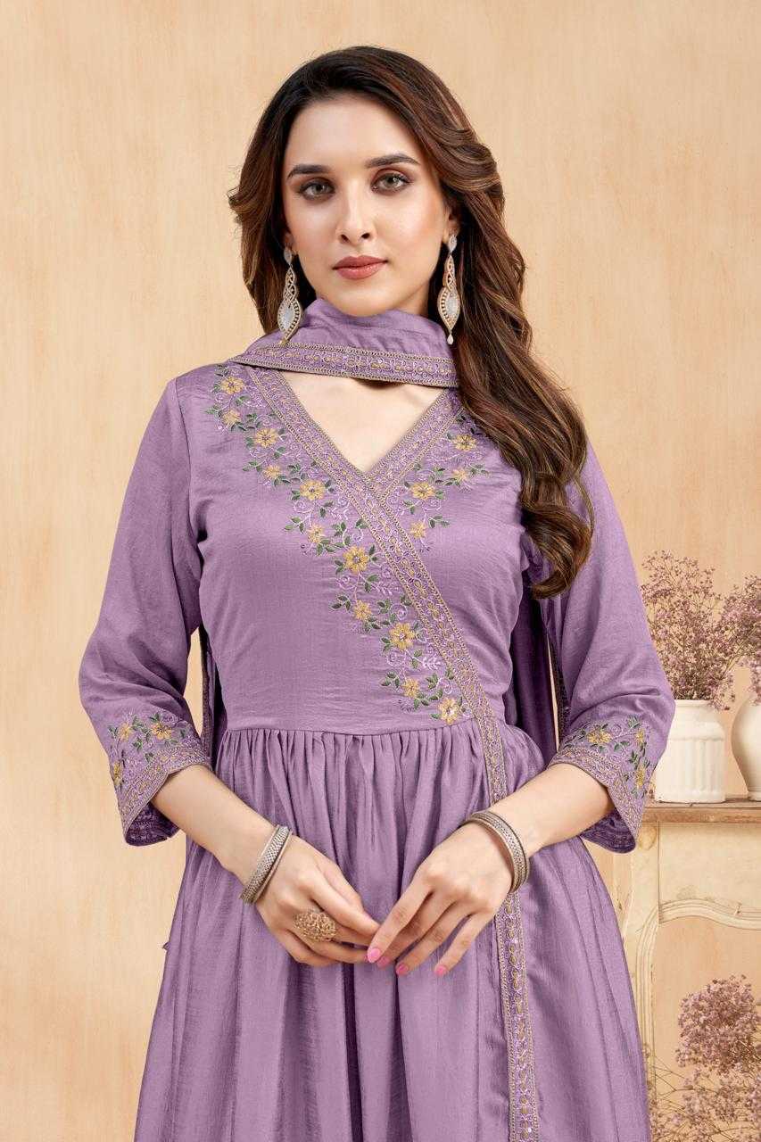 Ynf Vichitra Silk RIN190 FZ Setwise Collections Wholesale Gowns Catalogs Manufacturer