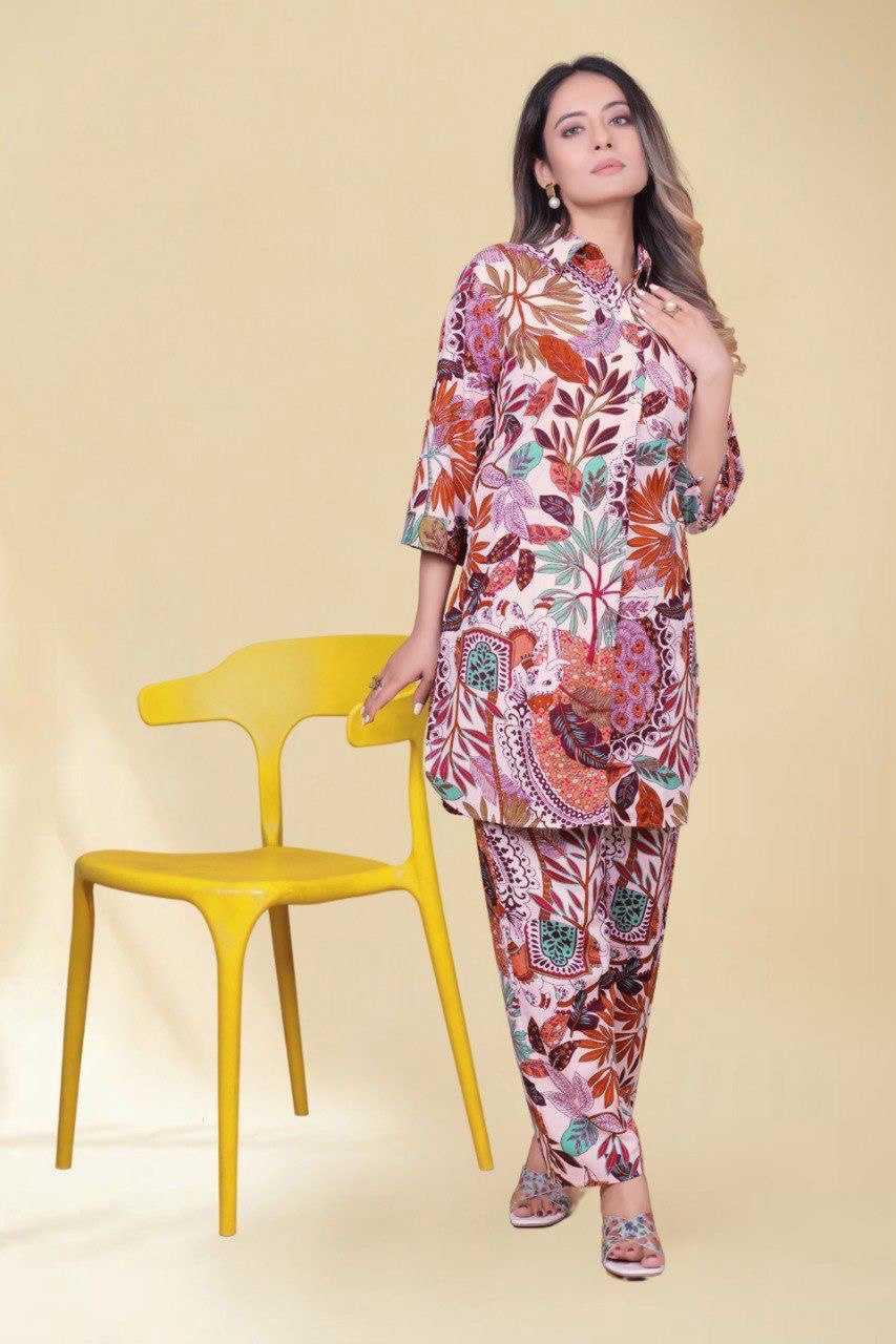 Ynf Viscose Rayon KESH540 1055 Western Wears Wholesale Co-ord Set Manufacturer