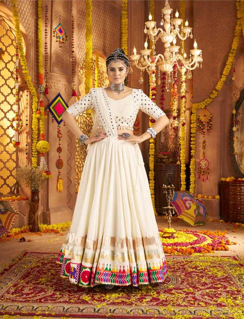 Ynf Viscose Rayon RIN202 11003 Lehengas Festive Collections Wholesale Traditional Lehenga Embroidered Lehenga Thread Work Lehenga Manufacturer