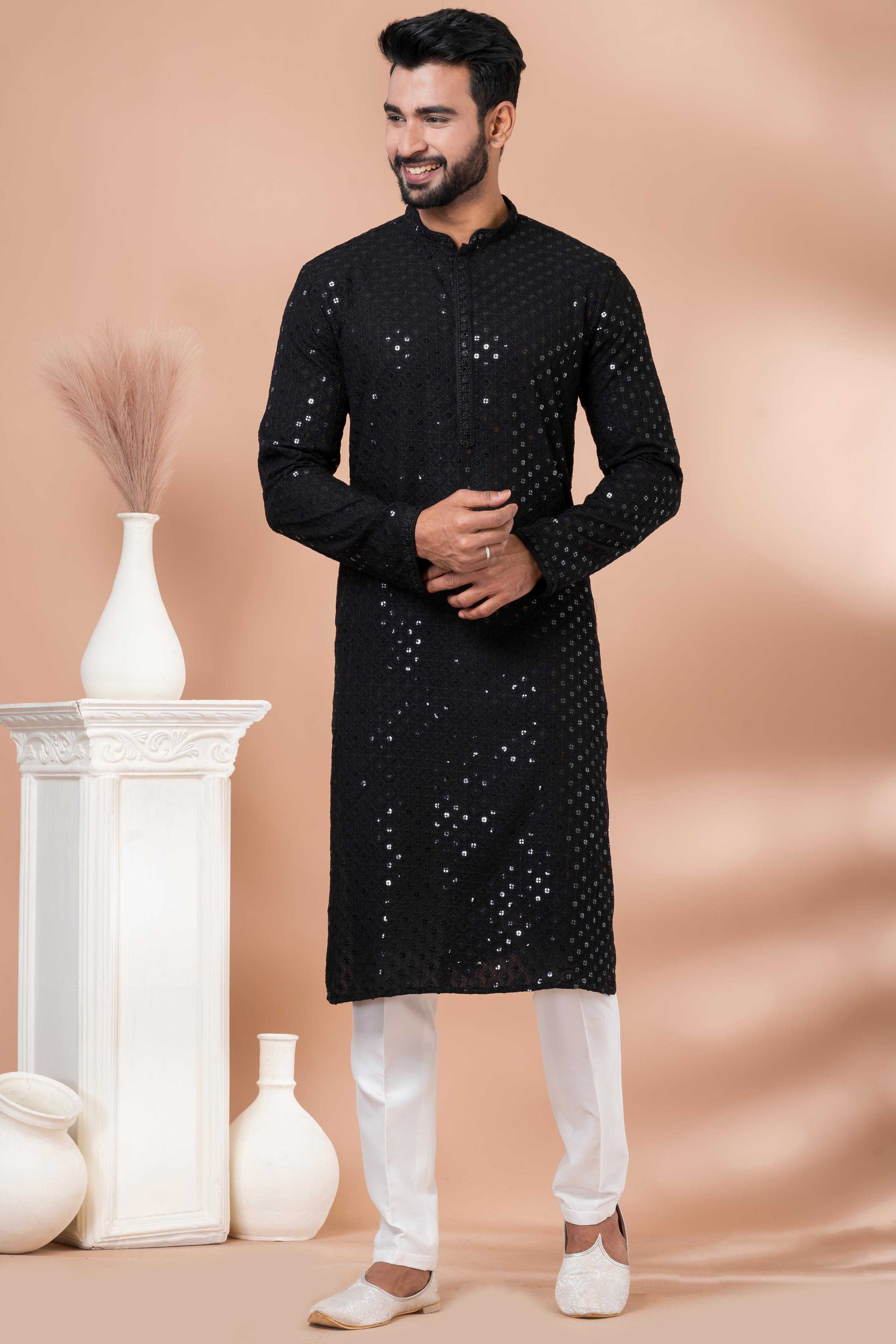Ynf Viscose Rayon RIN223 3410A Mens Wear Wholesale Mens Kurtas Mens Kurta Pyjama Men Wedding kurta Manufacturer