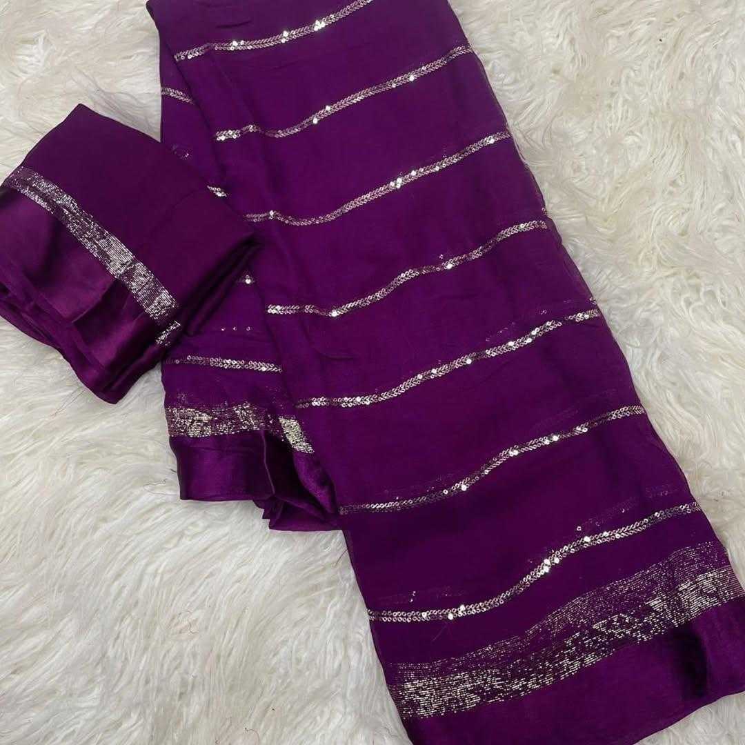 Ynf Viscose RIN178 TARANA Sarees Wholesale Georgette Sarees Sequence Sarees Viscose Saree Manufacturer