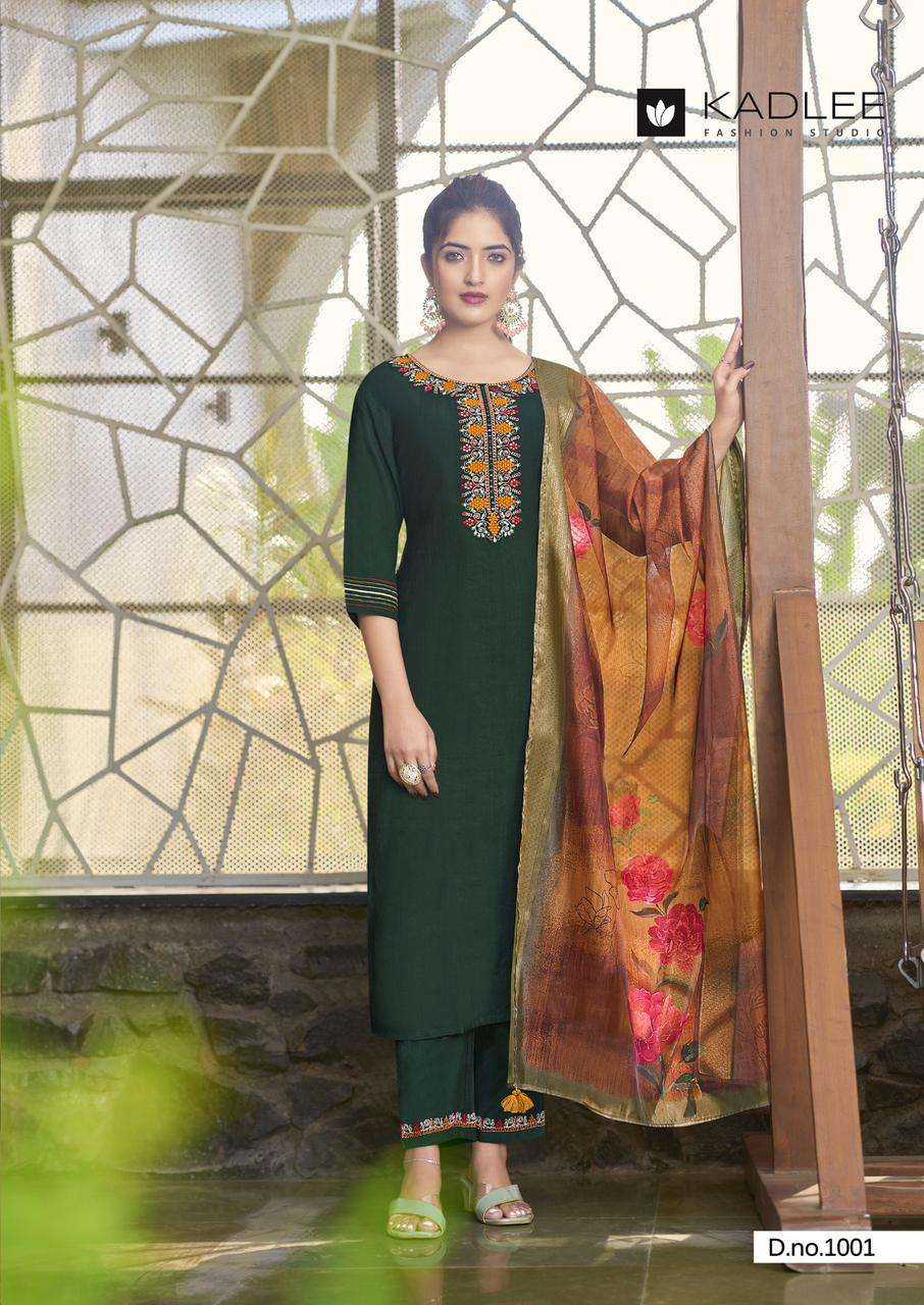 Ynf Viscose RIN190 KADLEE-NAZAKAT Setwise Collections Wholesale Kurtis Catalogs Manufacturer