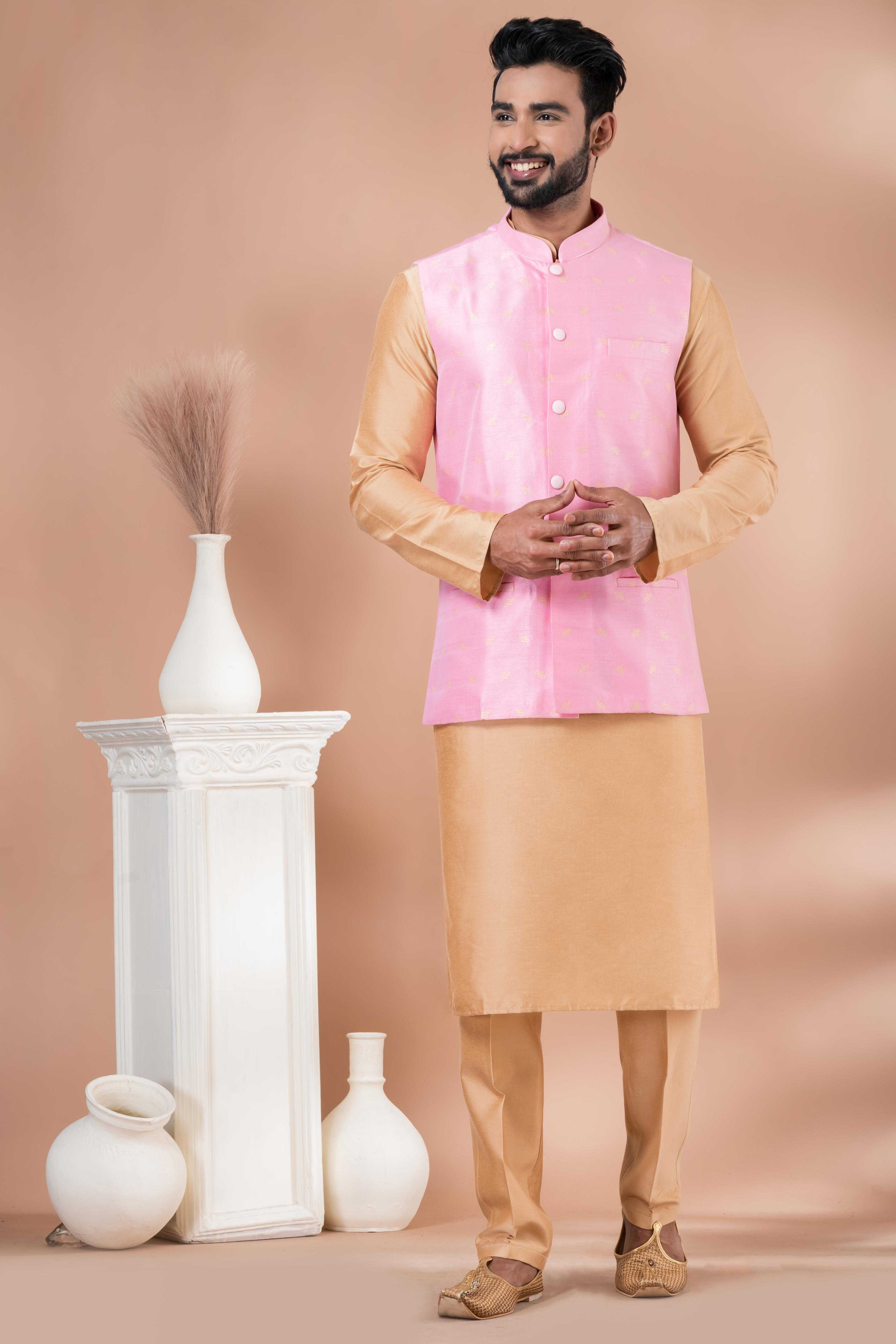 Ynf Viscose RIN223 2345C Mens Wear Wholesale Nehru Jacket Festive & Wedding Coats Modi Jackets Manufacturer
