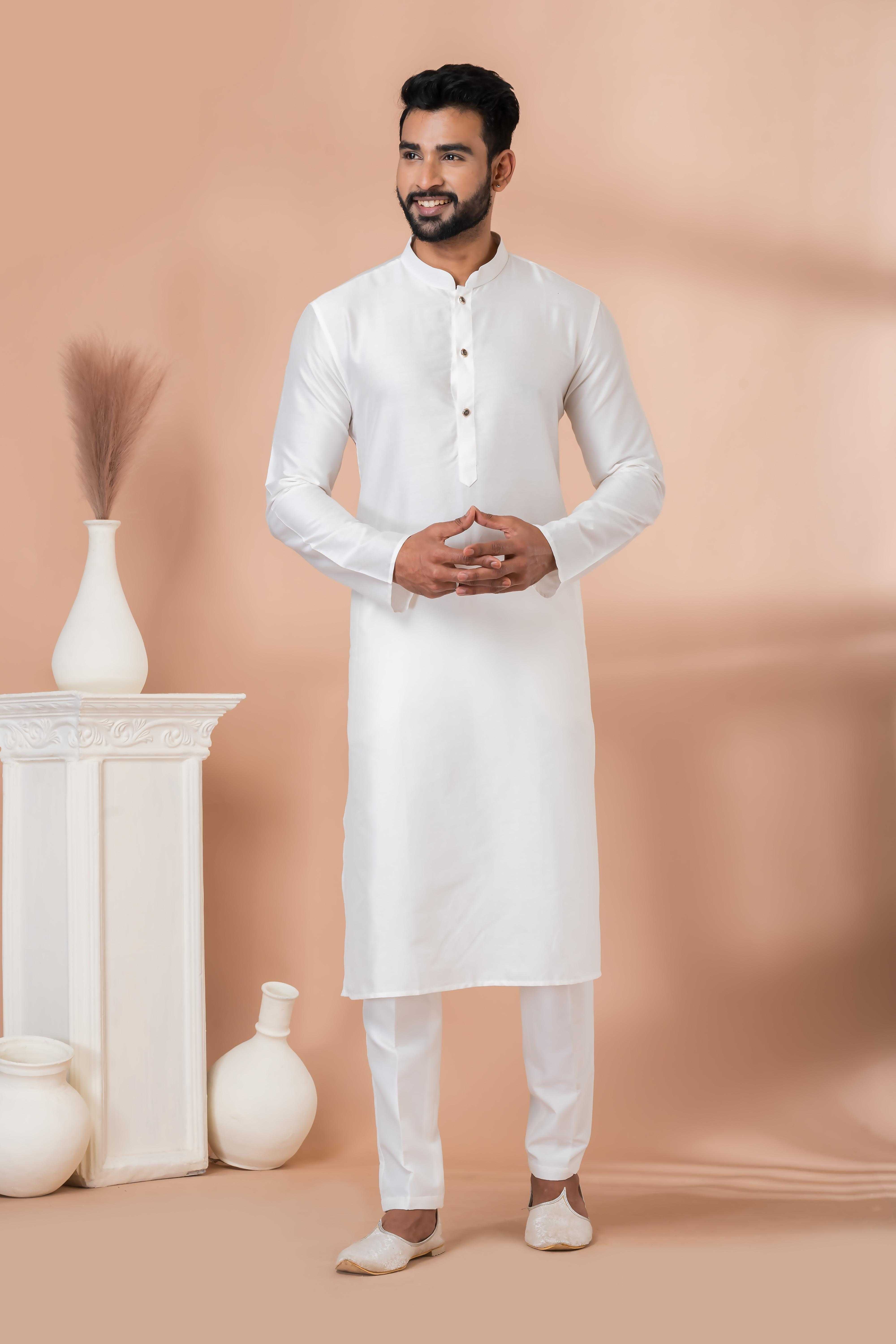 Ynf Viscose RIN223 3341C Mens Wear Festive Collections Wholesale Mens Kurtas Mens Kurta Pyjama Onam Collections Manufacturer
