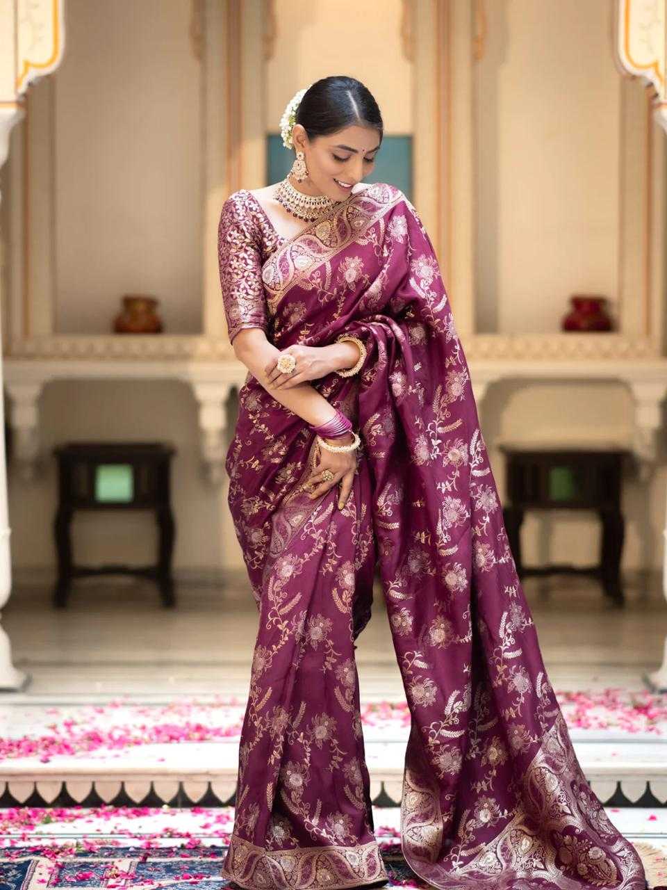 Ynf Banarasi Soft Silk RIN101 5075 Silk Sarees Wholesale Banarasi Silk Sarees Soft Silk Sarees Pure Zari Silk Sarees Manufacturer