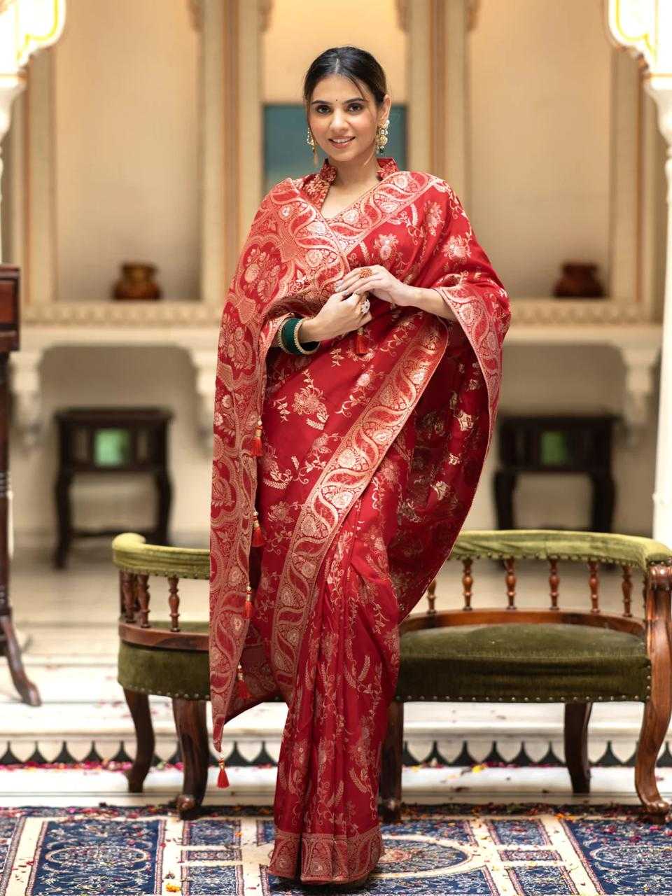 Ynf Banarasi Soft Silk RIN101 5075 Silk Sarees Wholesale Banarasi Silk Sarees Soft Silk Sarees Pure Zari Silk Sarees Manufacturer