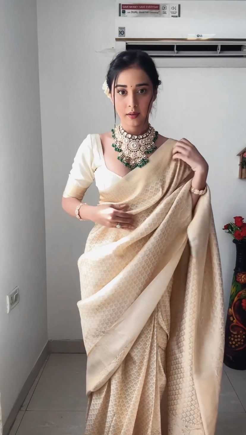 Ynf Banarasi Soft Silk RIN101 PATTI Silk Sarees Festive Collections Wholesale Kerala Kasavu Sarees White Silk Sarees Onam Collections Manufacturer