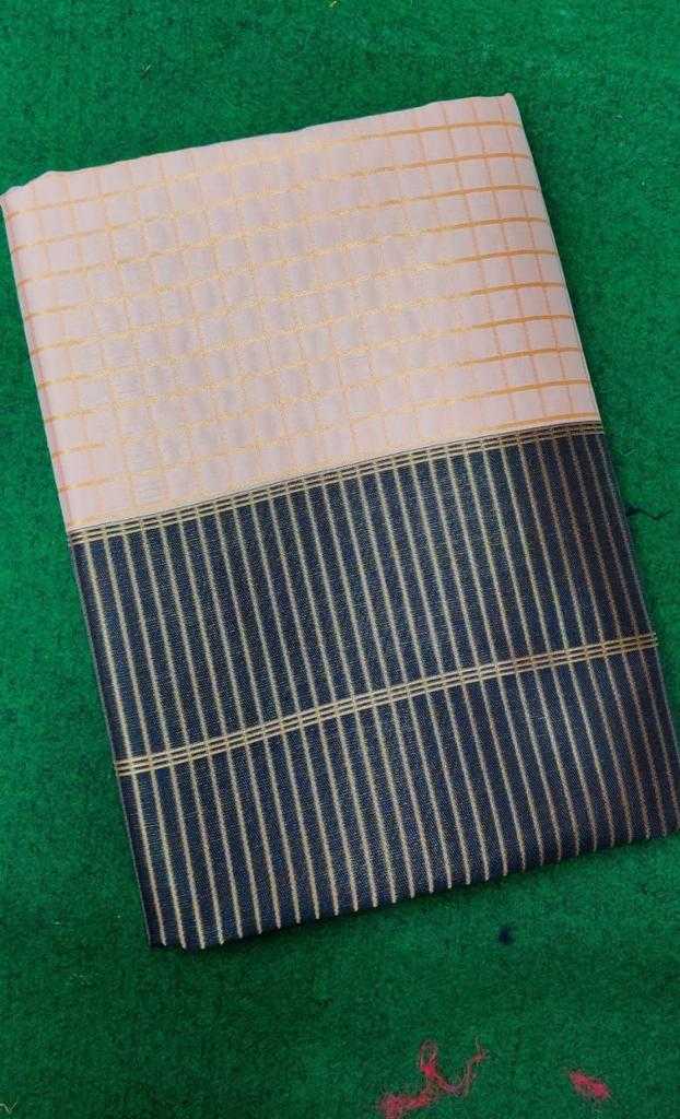 Ynf Banarasi Soft Silk RIN101 WHITE CHEX Silk Sarees Festive Collections Wholesale Kerala Kasavu Sarees White Silk Sarees Onam Collections Manufacturer