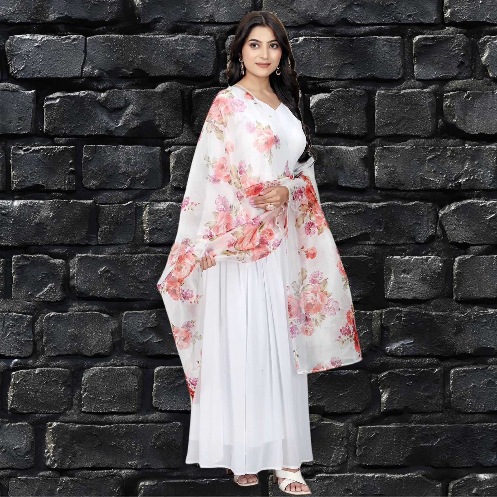 Ynf Faux Georgette KESH175 DVF 23 Suits & Dresses Wholesale Ladies Suits Georgette Suit Wedding Suits Manufacturer