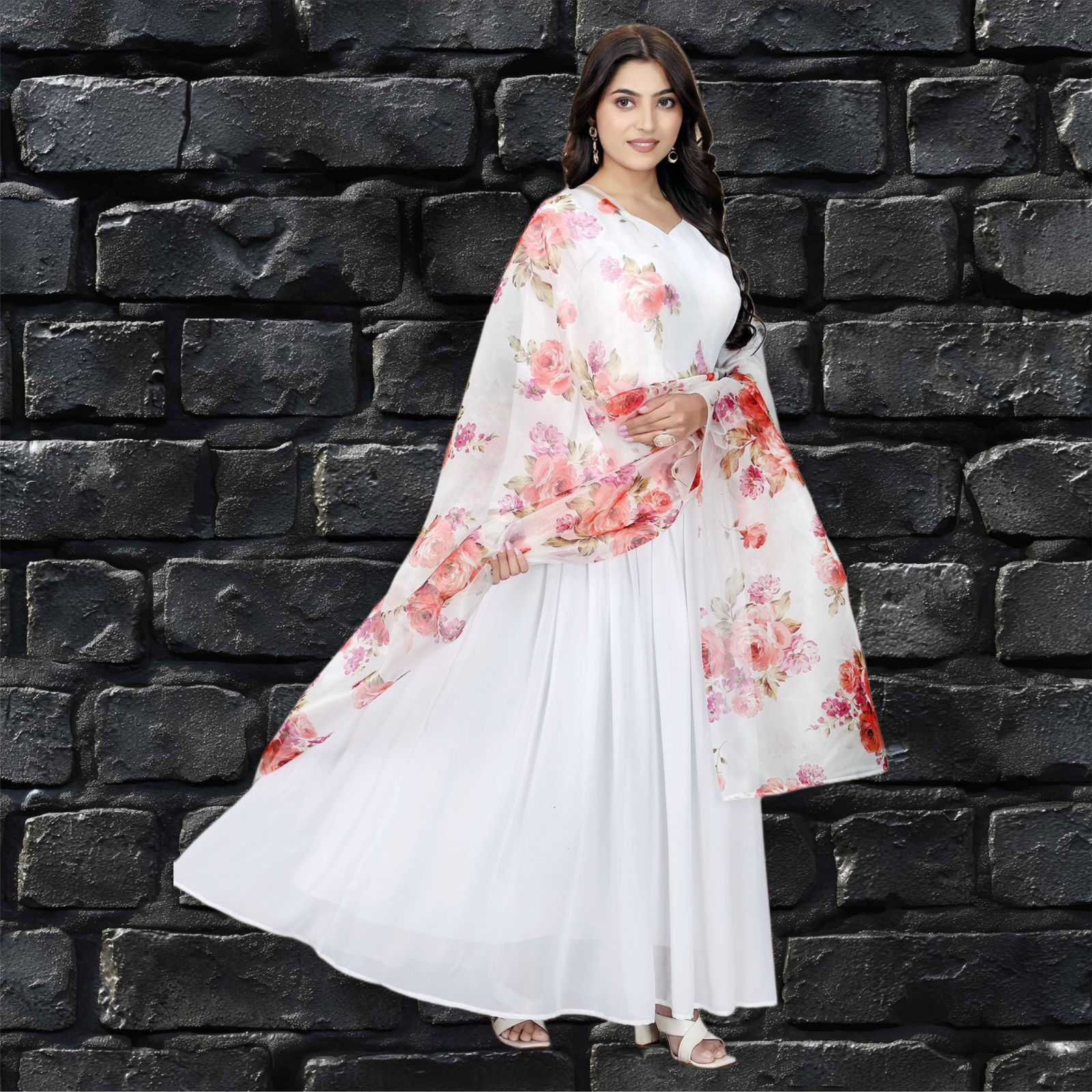 Ynf Faux Georgette KESH175 DVF 23 Suits & Dresses Wholesale Ladies Suits Georgette Suit Wedding Suits Manufacturer