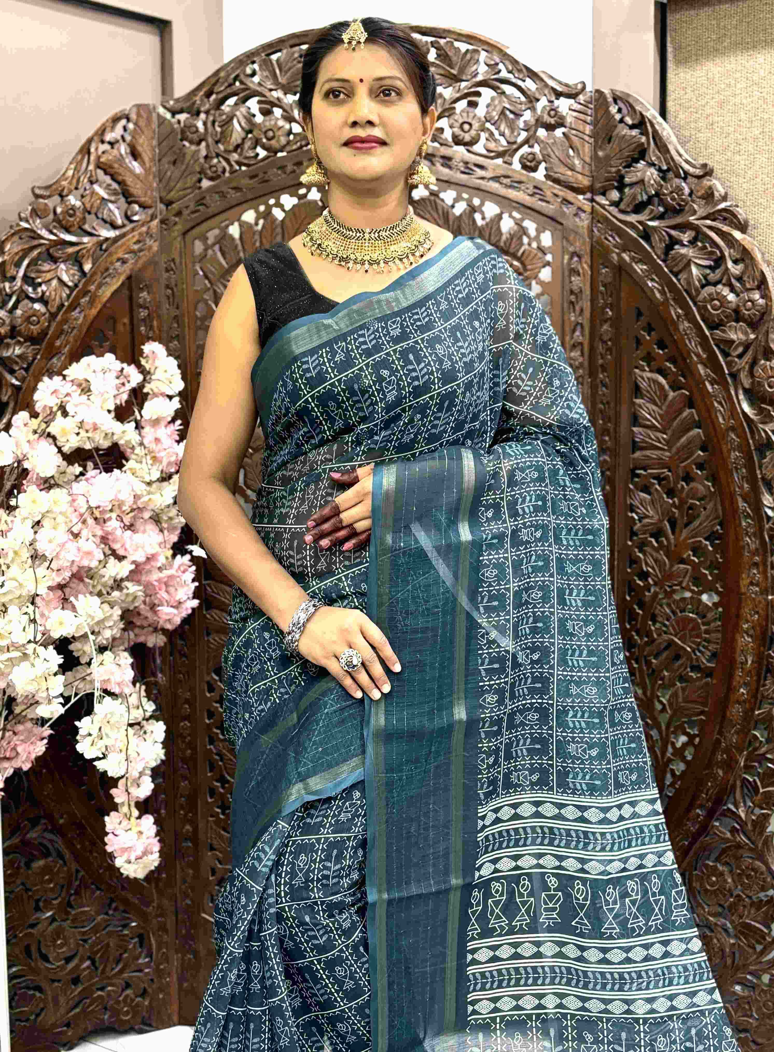 Ynf Silk RIN145 SHUBHLAXMI Sarees Wholesale Fancy Sarees Printed Sarees Sequence Sarees Manufacturer