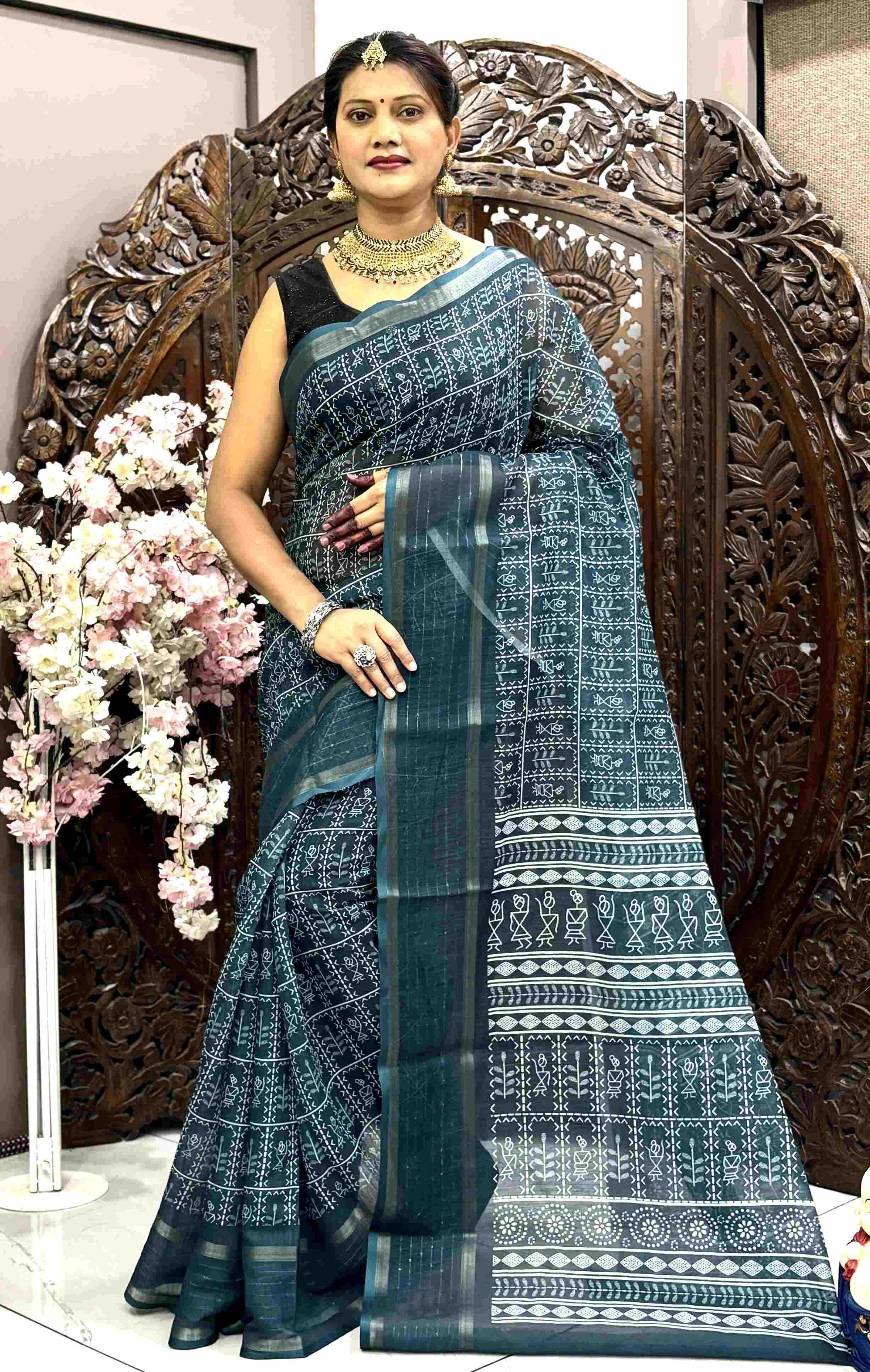 Ynf Silk RIN145 SHUBHLAXMI Sarees Wholesale Fancy Sarees Printed Sarees Sequence Sarees Manufacturer