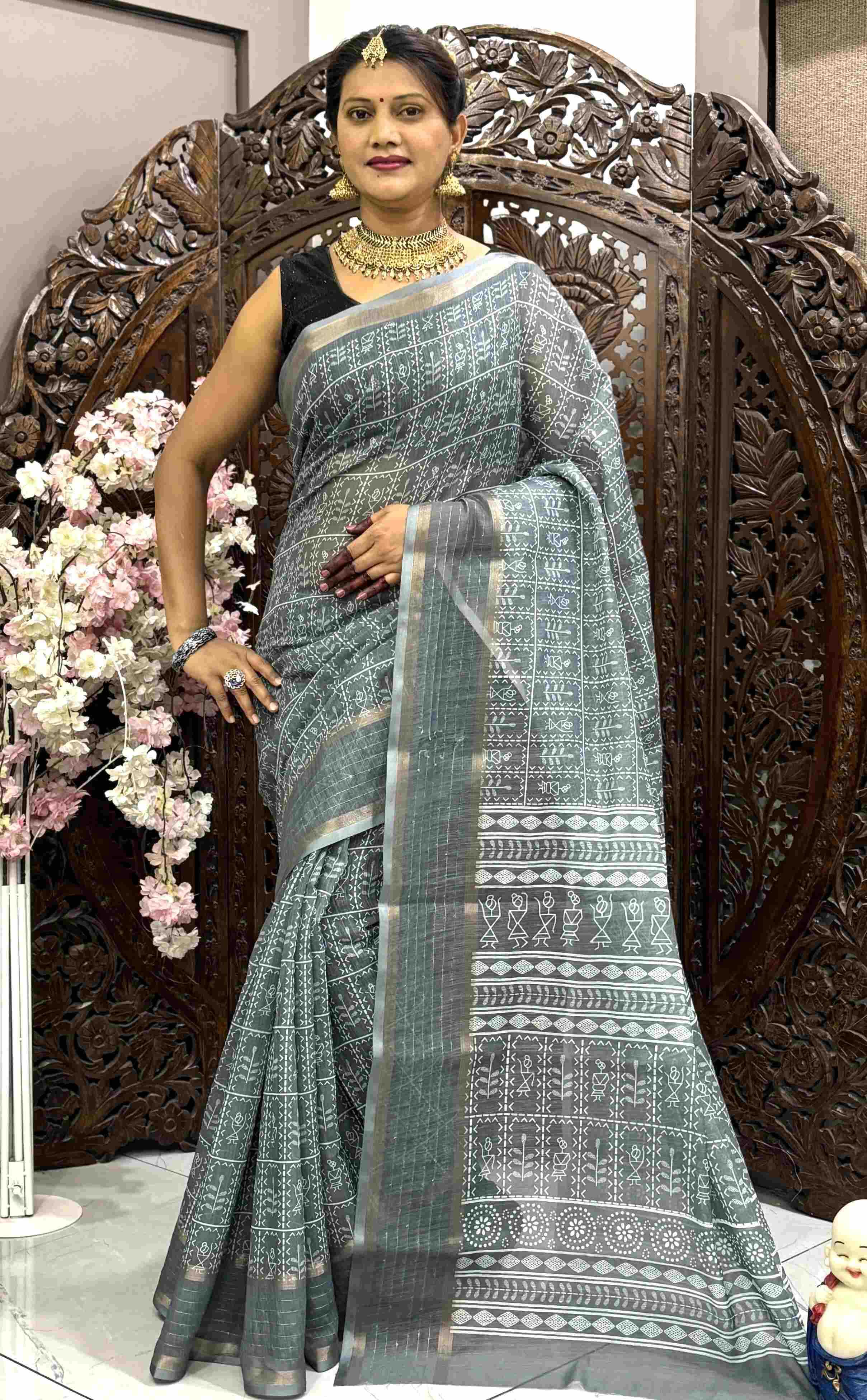 Ynf Silk RIN145 SHUBHLAXMI Sarees Wholesale Fancy Sarees Printed Sarees Sequence Sarees Manufacturer