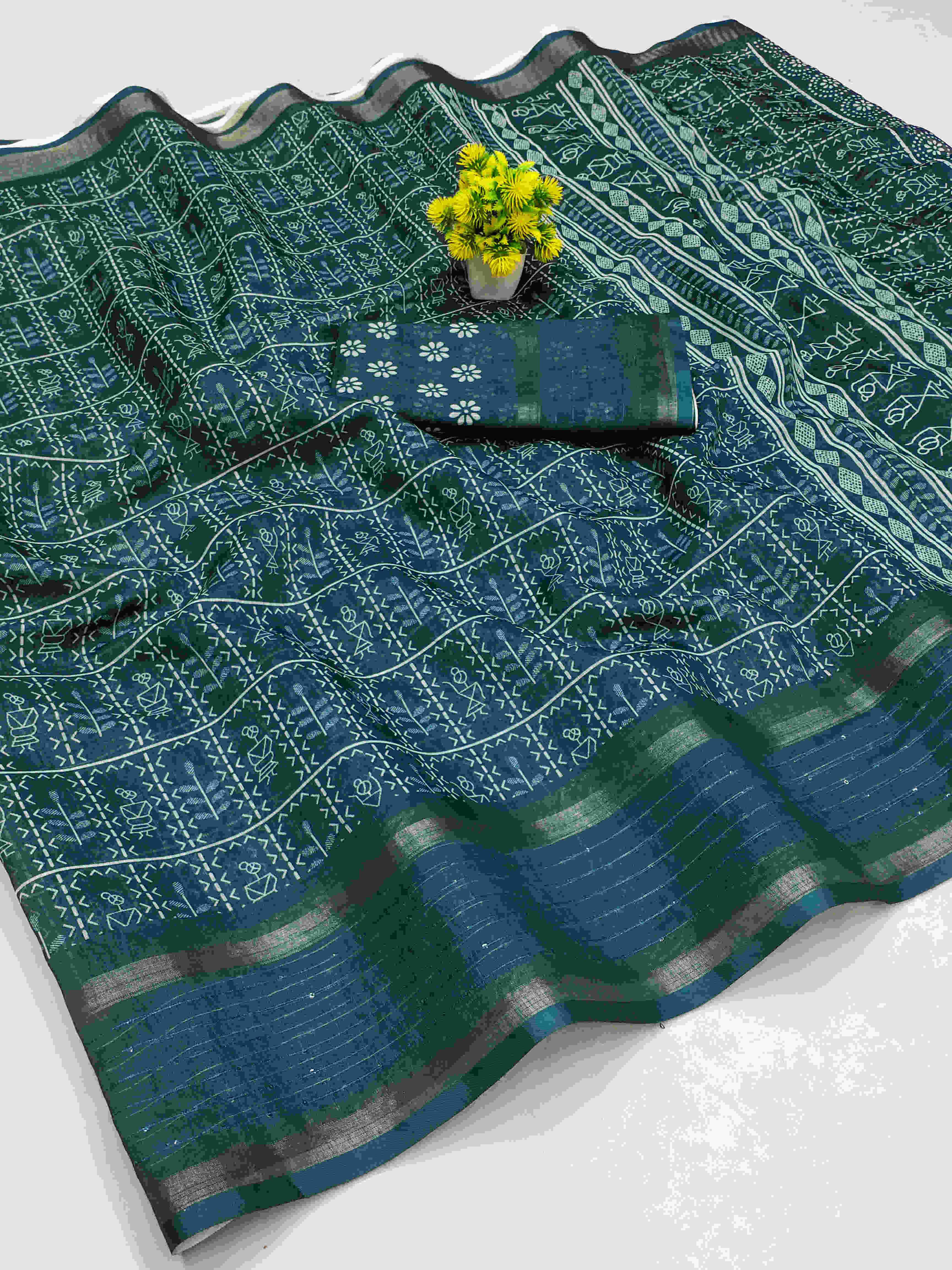 Ynf Silk RIN145 SHUBHLAXMI Sarees Wholesale Fancy Sarees Printed Sarees Sequence Sarees Manufacturer