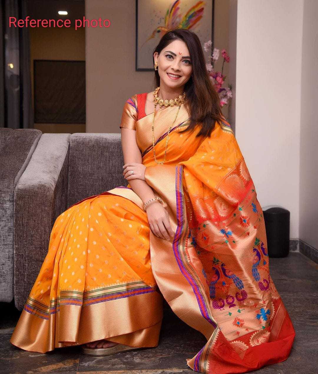 Ynf Paithani Silk RIN155 Sonali paithani Sarees Wholesale Silk Sarees Zari Sarees Sarees With Blouse Manufacturer