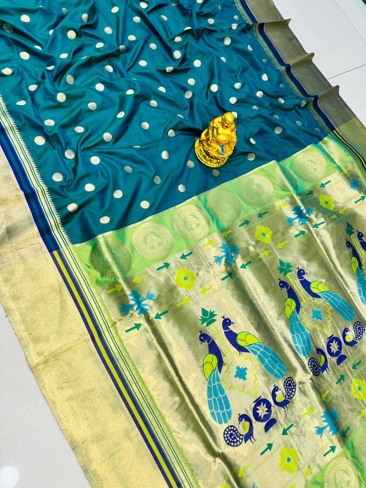 Ynf Paithani Silk RIN155 Sonali paithani Sarees Wholesale Silk Sarees Zari Sarees Sarees With Blouse Manufacturer
