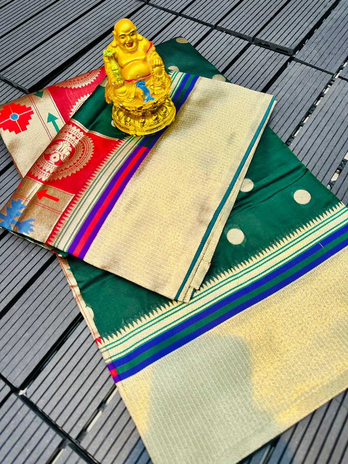 Ynf Paithani Silk RIN155 Sonali paithani Sarees Wholesale Silk Sarees Zari Sarees Sarees With Blouse Manufacturer