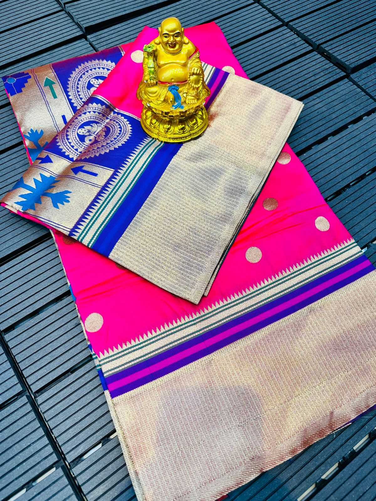 Ynf Paithani Silk RIN155 Sonali paithani Sarees Wholesale Silk Sarees Zari Sarees Sarees With Blouse Manufacturer