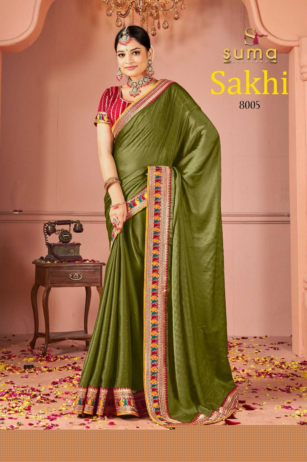 Ynf Rangoli Silk KESH416 SAKHI-8001 Silk Sarees Wedding Collections Teej Sarees Wholesale Designer Silk Sarees Fancy Silk Sarees Silk Sarees For Weddings Manufacturer
