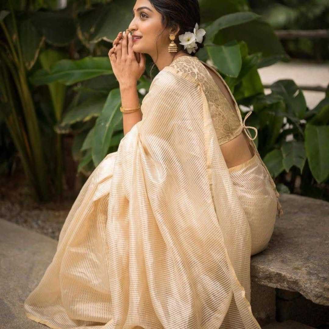 Ynf Banarasi Soft Silk RIN101 40171 Silk Sarees Festive Collections Wholesale Kerala Kasavu Sarees White Silk Sarees Onam Collections Manufacturer