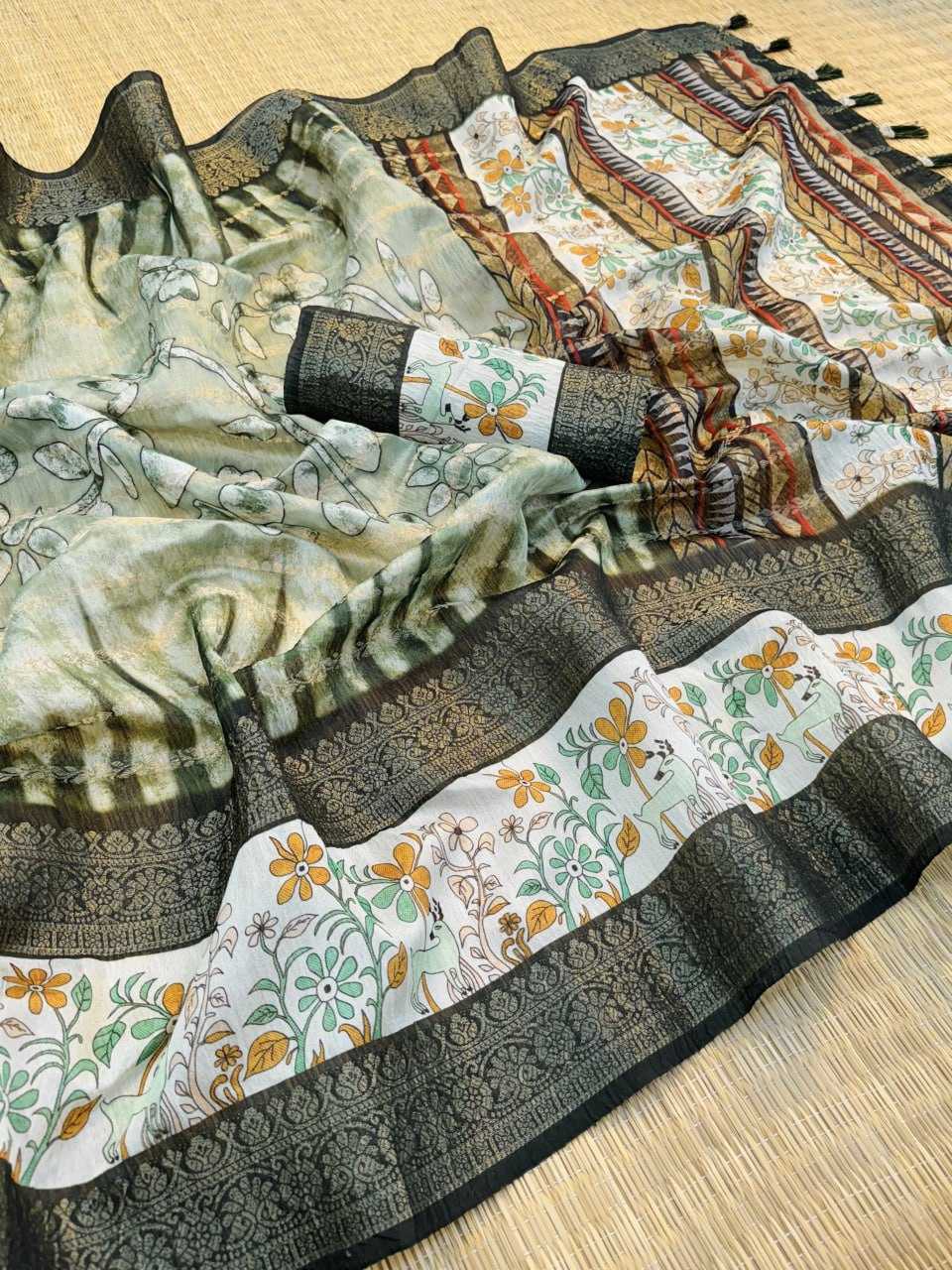 Ynf Chanderi Soft RIN116 LARA Sarees Silk Sarees Wholesale Chanderi Sarees Printed Silk Saree Printed Cotton Saree Chanderi Silk Sarees Office Wear Sarees Manufacturer