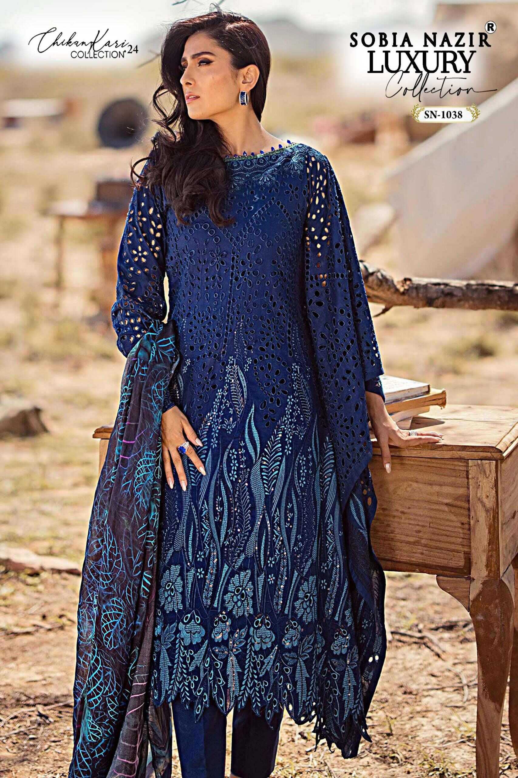 Ynf Chikan KESH444 SOBIA NAZIR-SN 1038 Suits & Dresses Islamic Clothing Festive Collections Wholesale Pakistani Suits Designer Suits Embroidered Suits Manufacturer