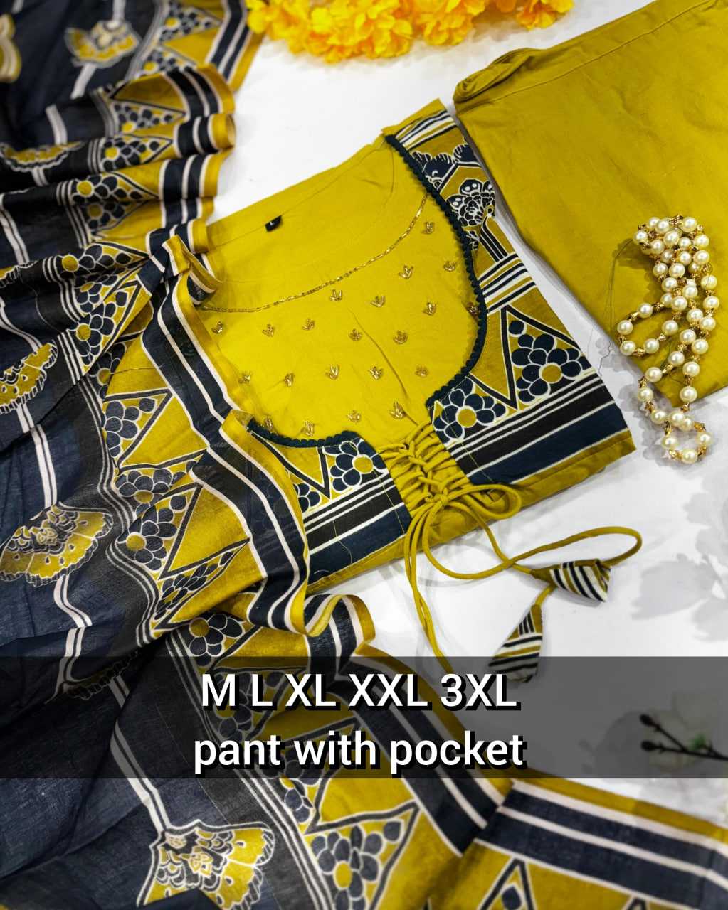 Ynf Cotton RIN190 A-Line 3PC Setwise Collections Wholesale Kurtis Catalogs Manufacturer