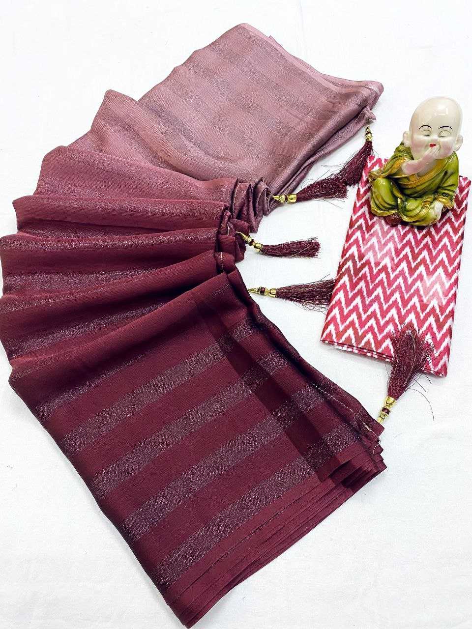 Ynf Georgette RIN196 VK-116 Raghvi Sarees Wholesale Designer Sarees Chiffon Sarees Lightweight Sarees Manufacturer