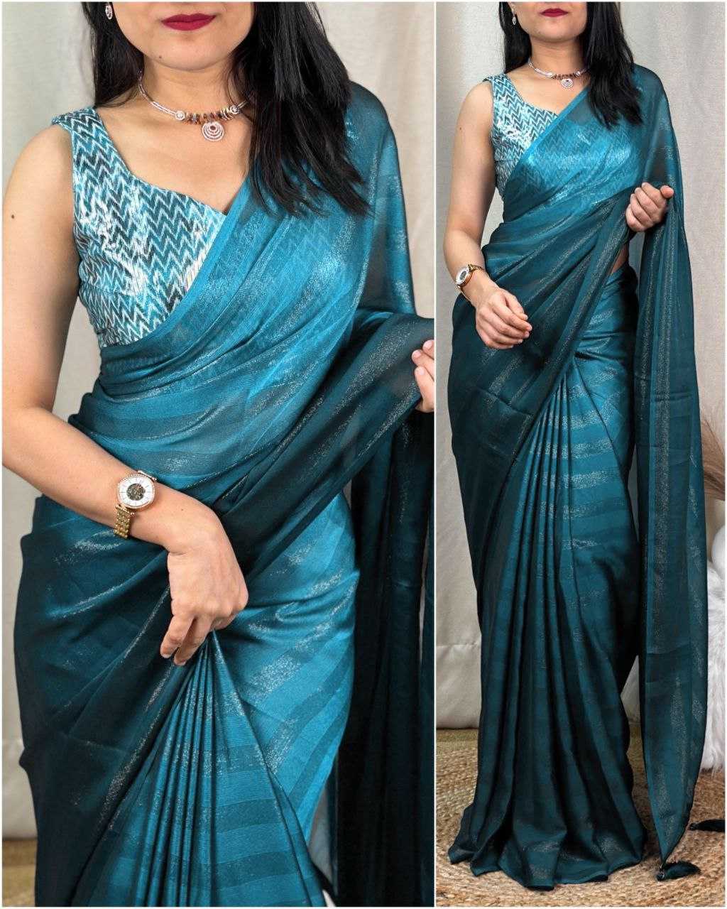 Ynf Georgette RIN196 VK-116 Raghvi Sarees Wholesale Designer Sarees Chiffon Sarees Lightweight Sarees Manufacturer