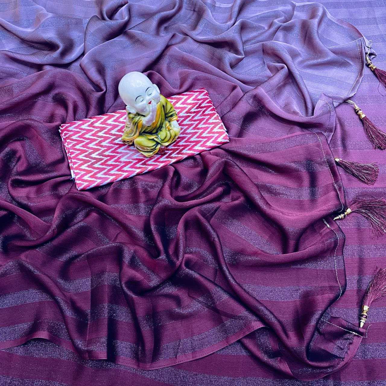 Ynf Georgette RIN196 VK-116 Raghvi Sarees Wholesale Designer Sarees Chiffon Sarees Lightweight Sarees Manufacturer