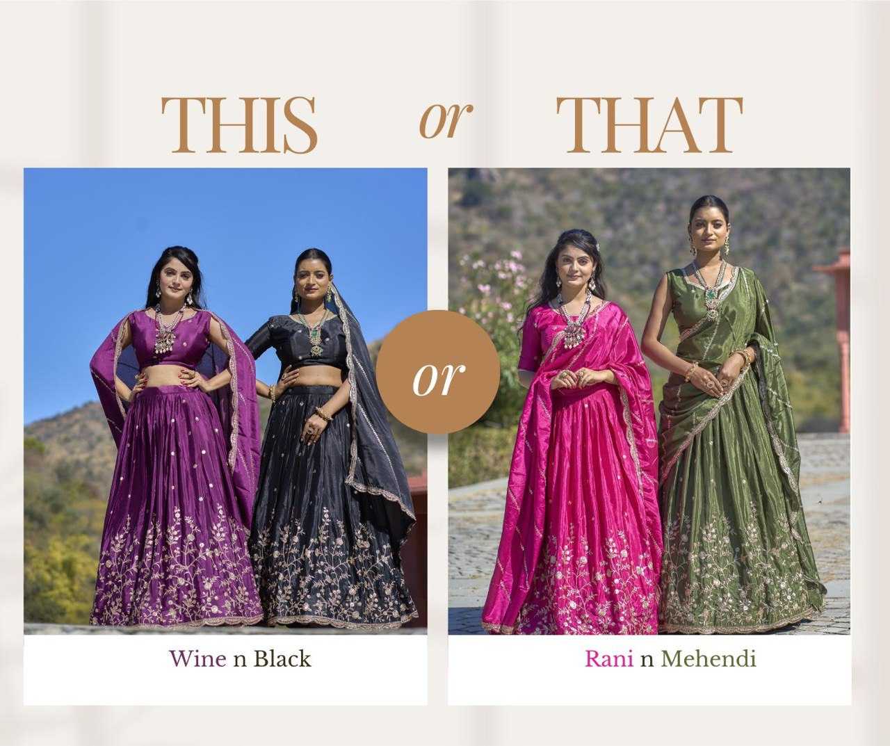 Ynf Heavy Chinnon Silk RIN119 9011 Lehengas Wholesale Traditional Lehenga Embroidered Lehenga Zari Work Lehenga Manufacturer