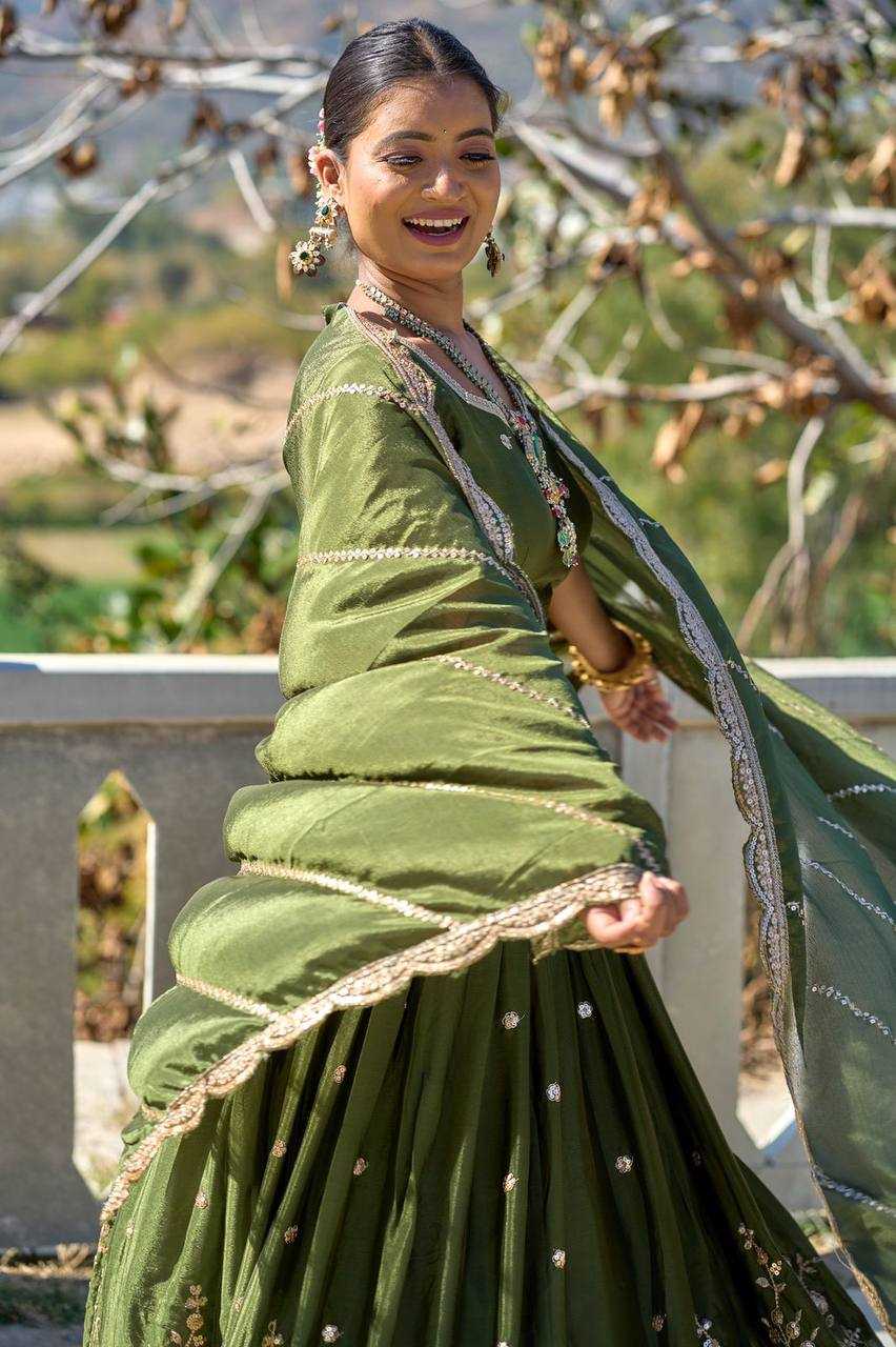 Ynf Heavy Chinnon Silk RIN119 9011 Lehengas Wholesale Traditional Lehenga Embroidered Lehenga Zari Work Lehenga Manufacturer