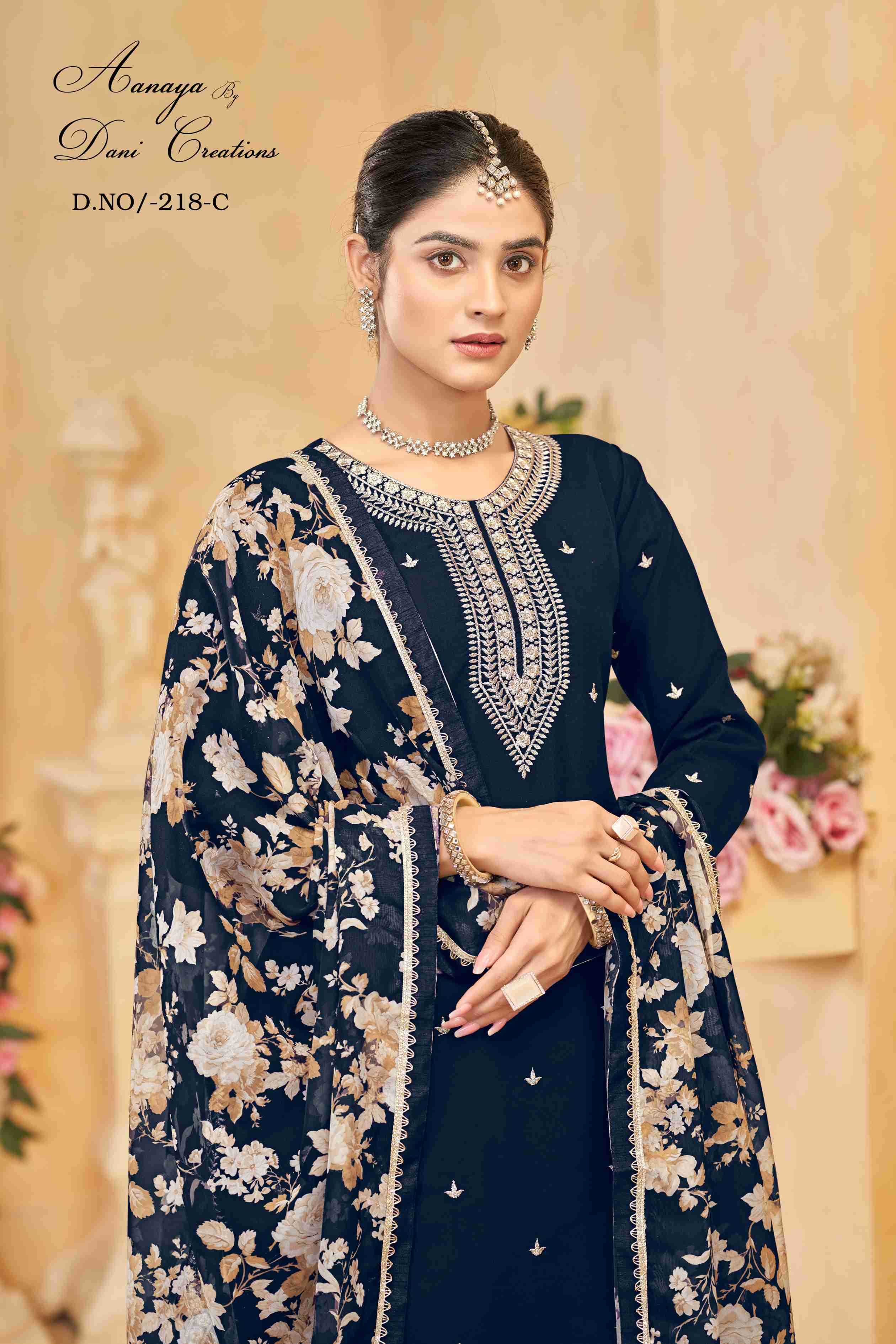 Ynf Heavy Roman Silk RIN187 4291 Suits & Dresses Wholesale Ladies Suits Bridal Suits Silk Suits Manufacturer
