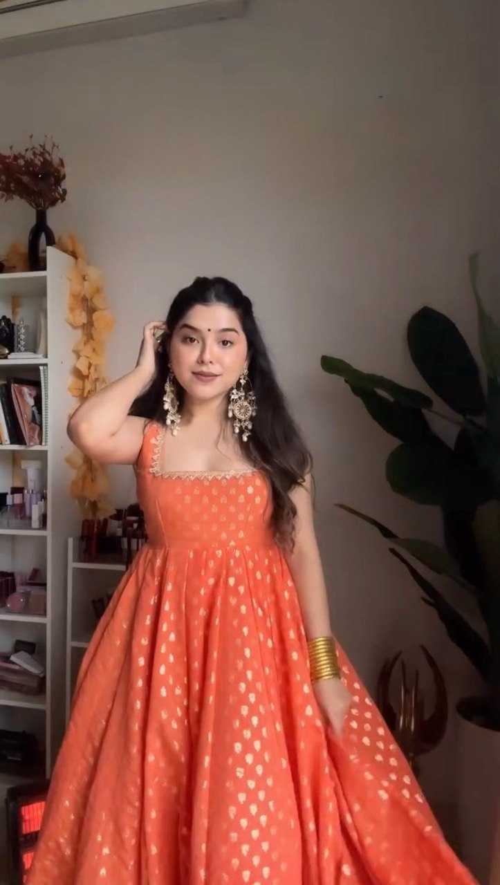 Ynf Jacquard RIN162 -5832 Gowns Wedding Collections Festive Collections Wholesale Party Wear Gowns Cocktail Party Outfits Holi Collections Eid Collections Manufacturer
