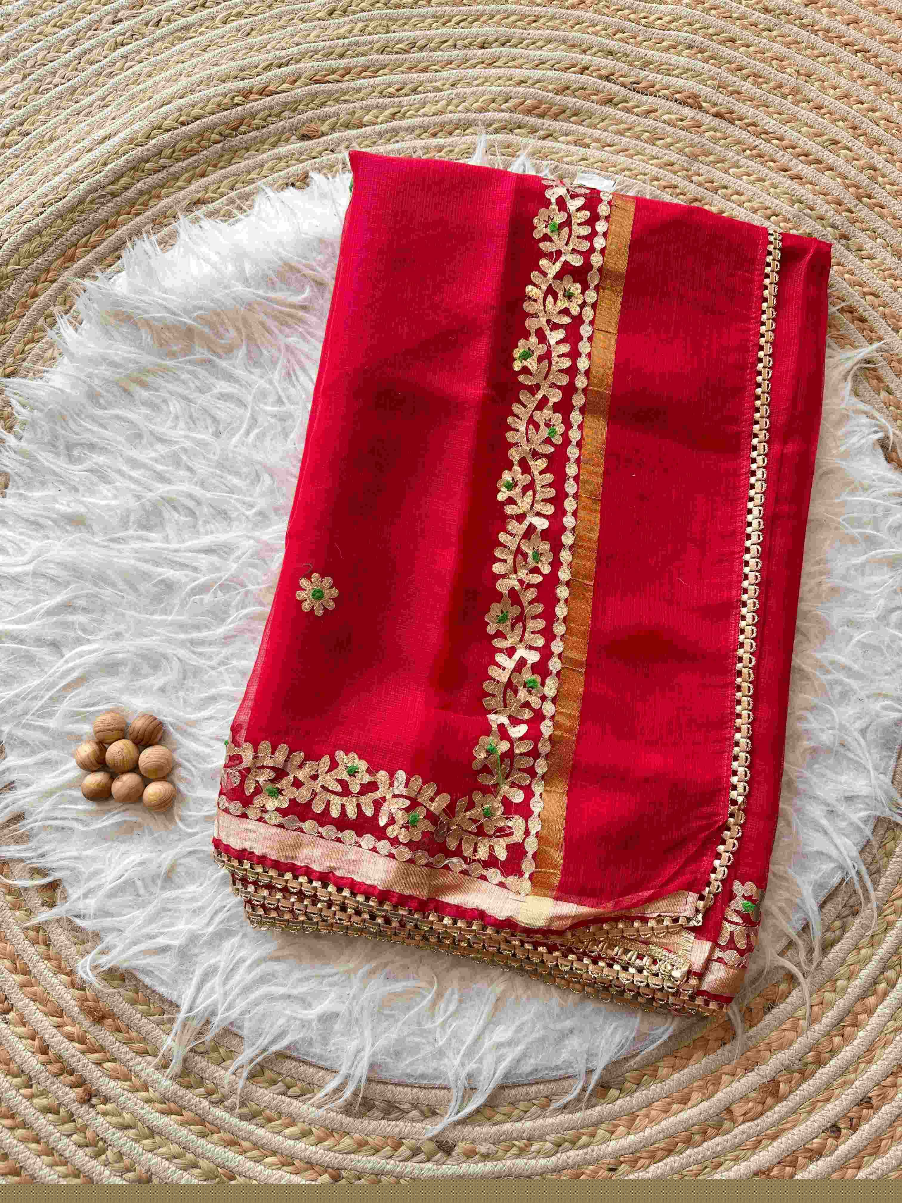 Ynf Kota Checks RIN185 JIVA Sarees Silk Sarees Wedding Collections Festive Collections Wholesale Kota Doria Sarees Gota Work Saree Cocktail Party Outfits Holi Collections Manufacturer