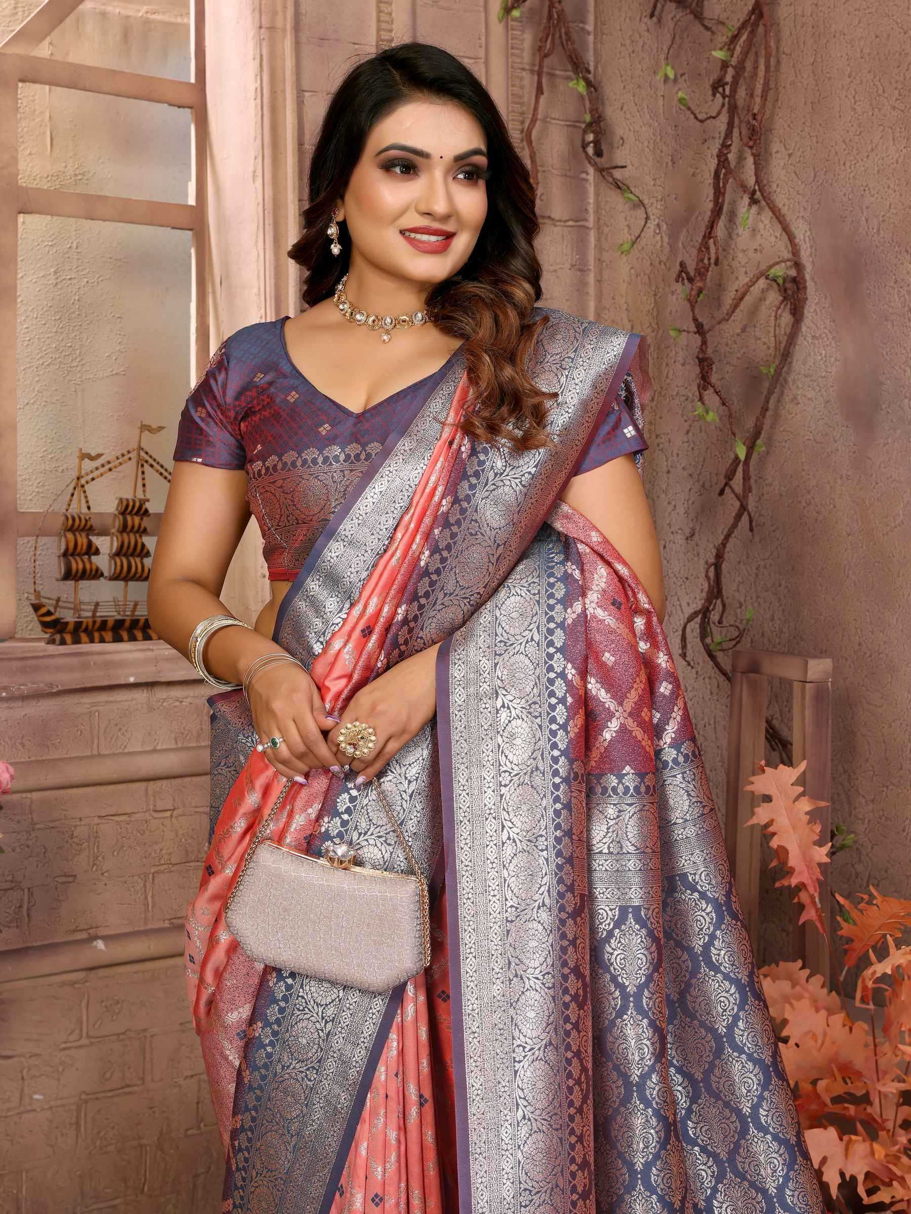 Ynf Lichi Silk RIN144 Kundan Sarees Wedding Collections Wholesale Silk Sarees Wedding Outfits Manufacturer