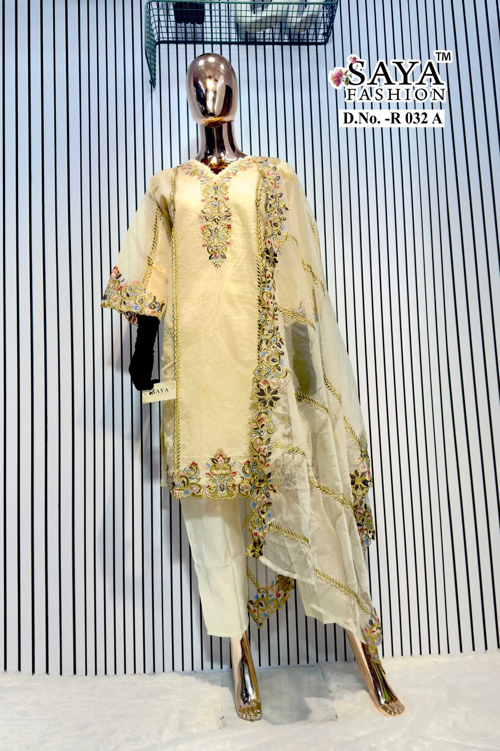 Ynf Organza KESH444 SAYA FASHION R-032 Suits & Dresses Islamic Clothing Festive Collections Wholesale Pakistani Suits Embroidered Suits Handwork Suits Manufacturer