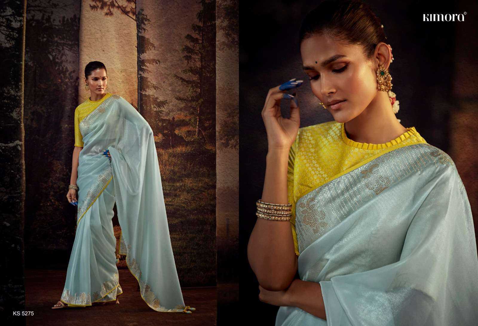 Ynf Fancy RIN18 KIMORA KIMORA HIT VOLUM Sarees Wholesale Ladies Sarees Embroidered Sarees Swarovski Sarees Manufacturer