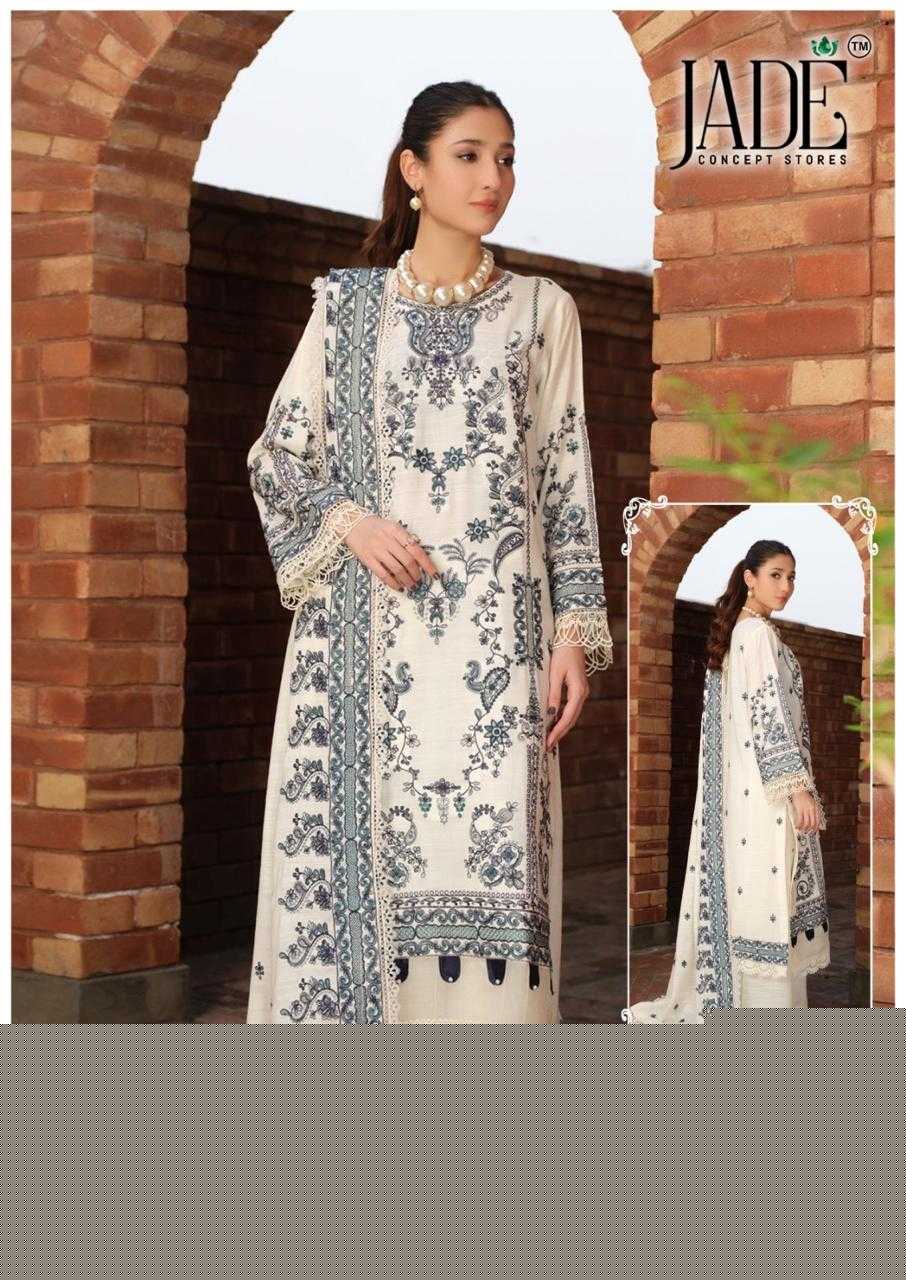 Ynf Pure Cotton KESH444 JADE CRIMSON-VOL 9 Suits & Dresses Islamic Clothing Festive Collections Wholesale Pakistani Suits Semi Stitched Suits Cotton Dresses Manufacturer