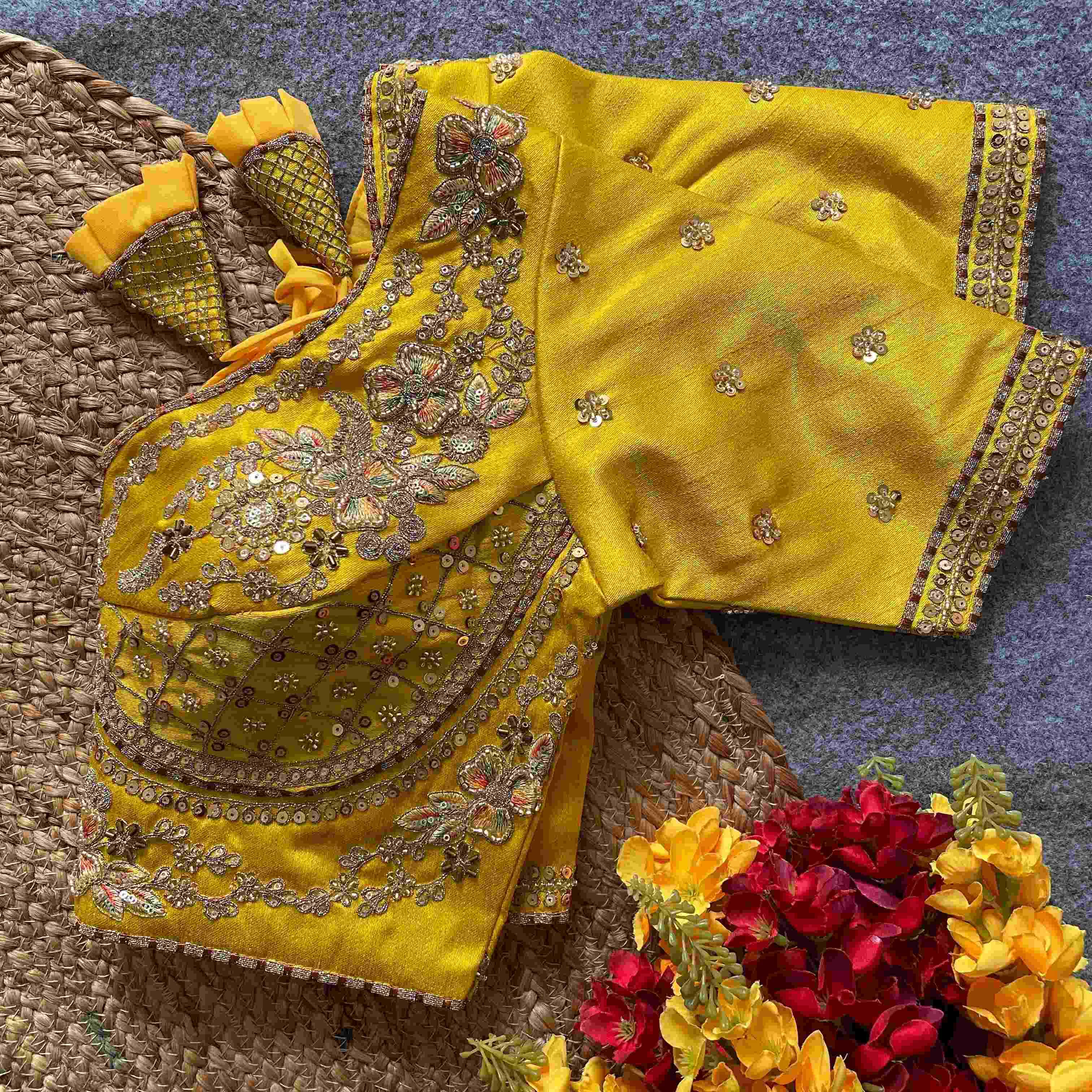 Ynf Pure Silk KESH426 SAHIBA- 10 Readymade Blouses Wholesale Sequence Embroidery Blouse Embroidered Blouses Silk Blouse Manufacturer